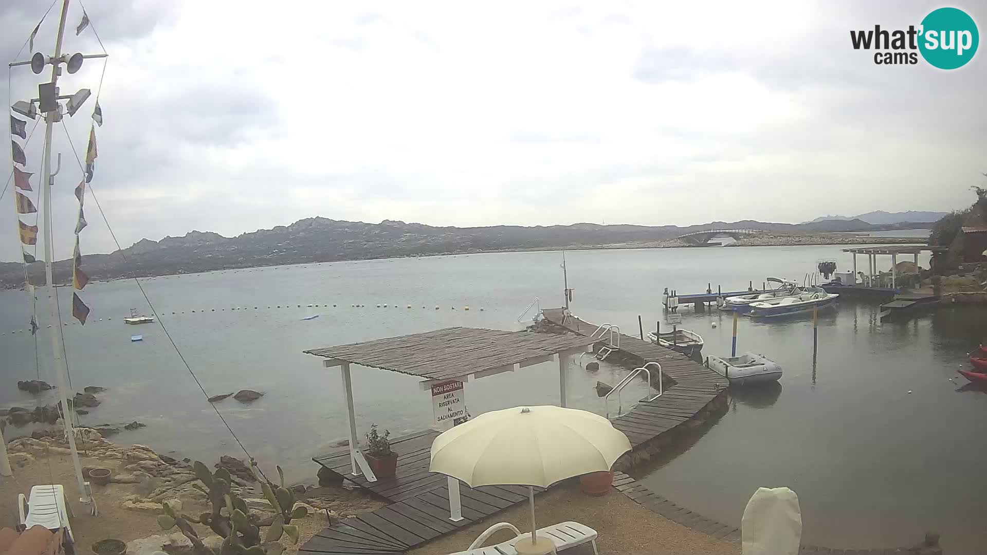 Live webcam Ponte Caprera – La Maddalena – Sardegna – Italia