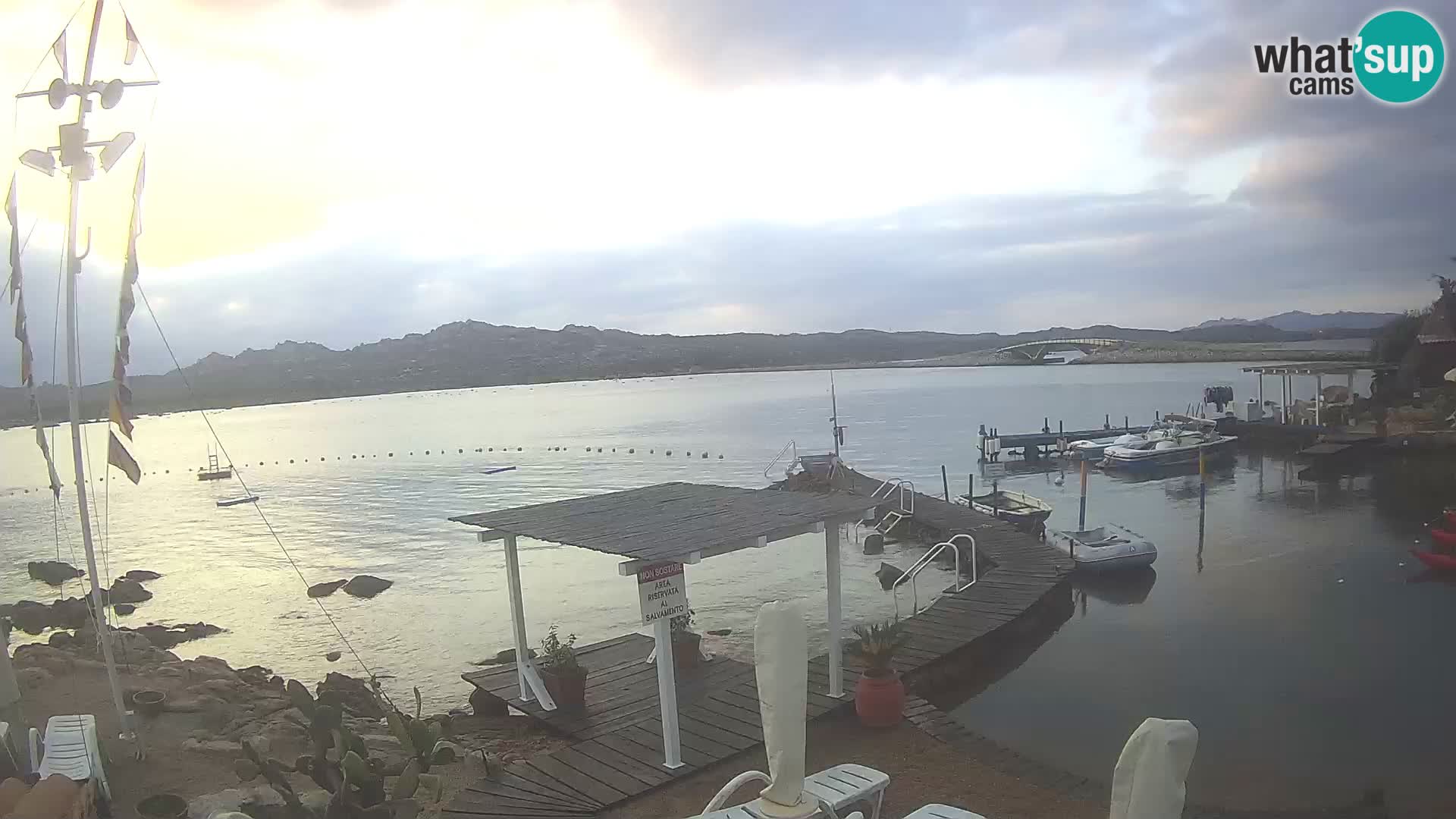 Webcam en vivo Ponte Caprera – La Maddalena – Cerdeña – Italia