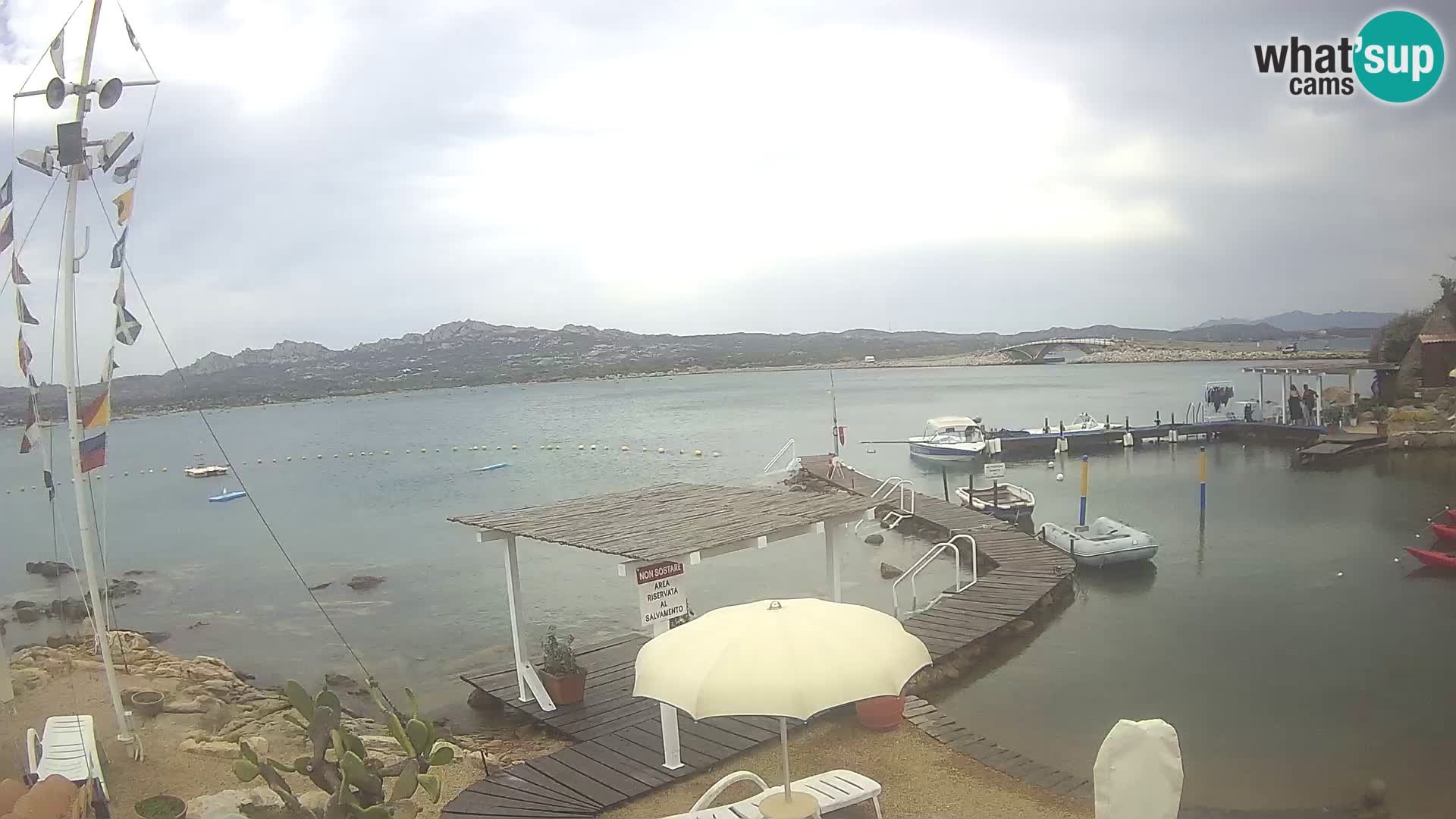 Live-Webcam Ponte Caprera – La Maddalena – Sardinien – Italien