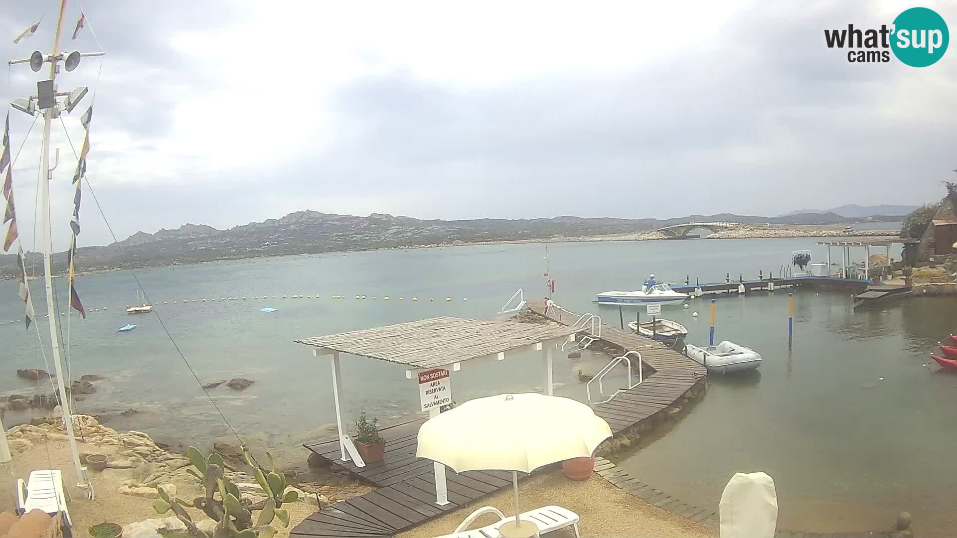 Webcam en vivo Ponte Caprera – La Maddalena – Cerdeña – Italia