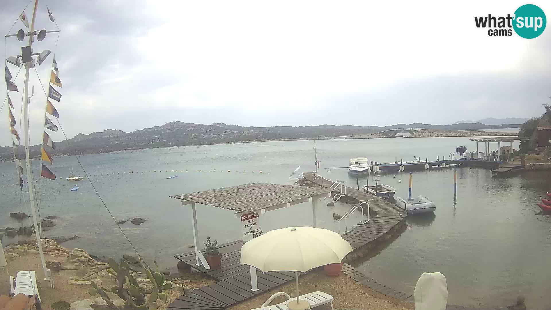 Live webcam Ponte Caprera – La Maddalena – Sardegna – Italia