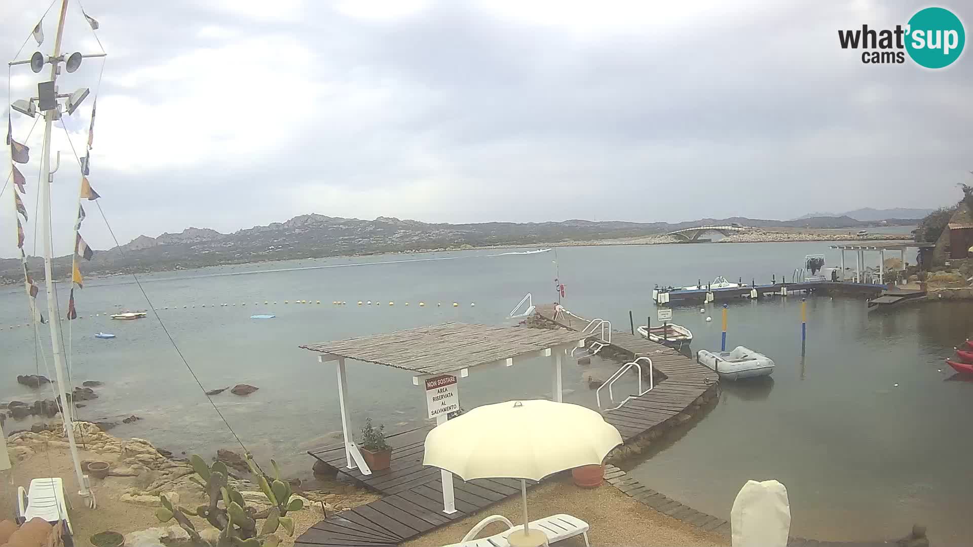 Webcam en vivo Ponte Caprera – La Maddalena – Cerdeña – Italia