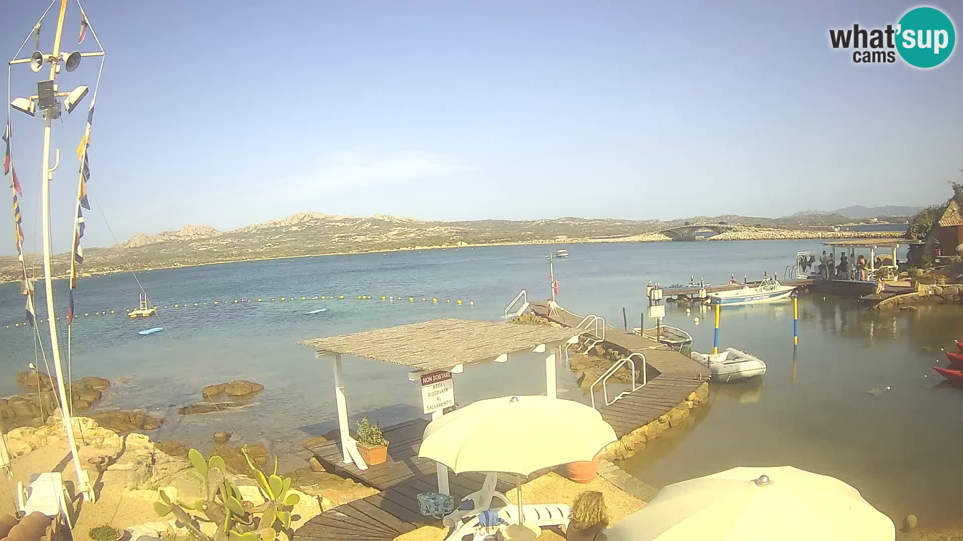 Live webcam Ponte Caprera – La Maddalena – Sardegna – Italia
