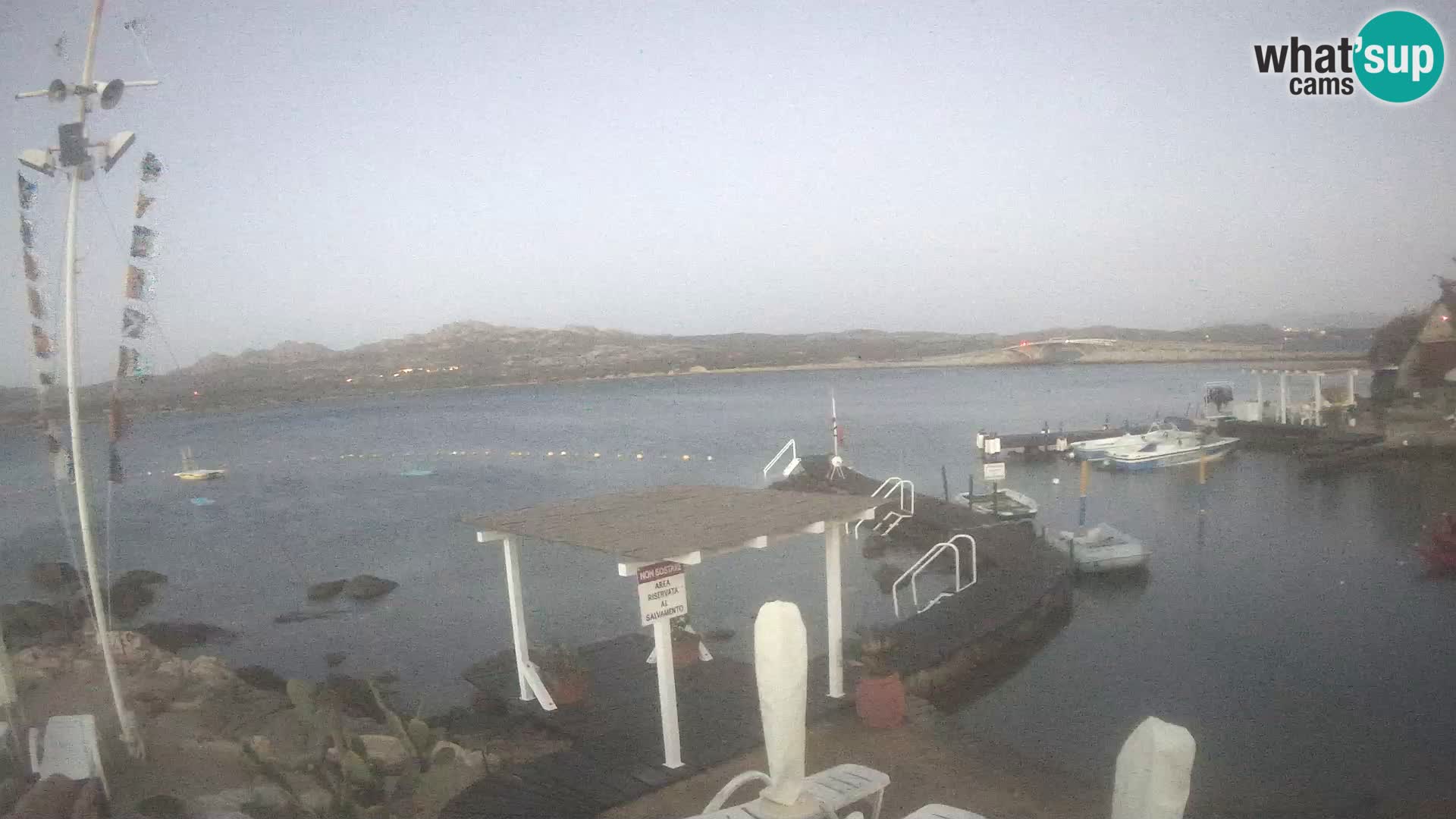 Webcam en vivo Ponte Caprera – La Maddalena – Cerdeña – Italia
