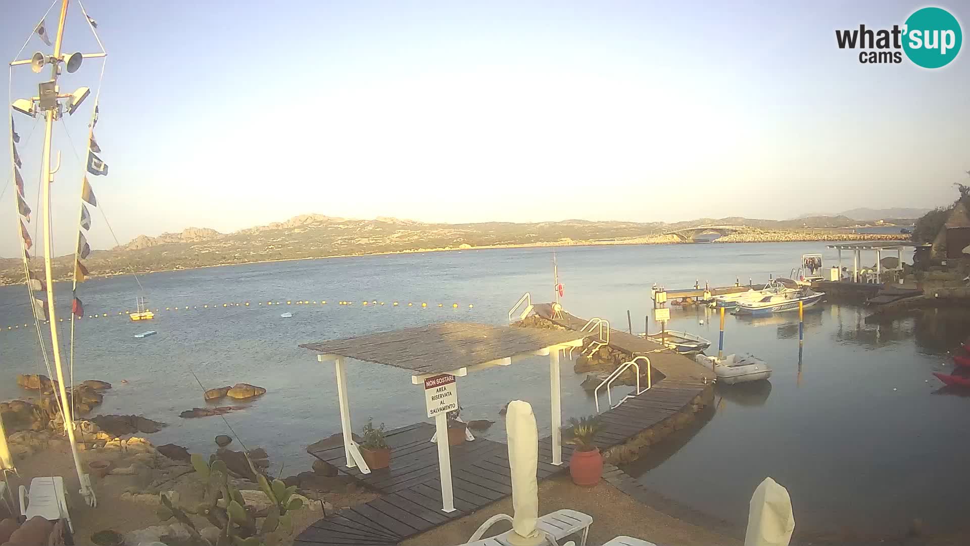 Live webcam Ponte Caprera – La Maddalena – Sardegna – Italia