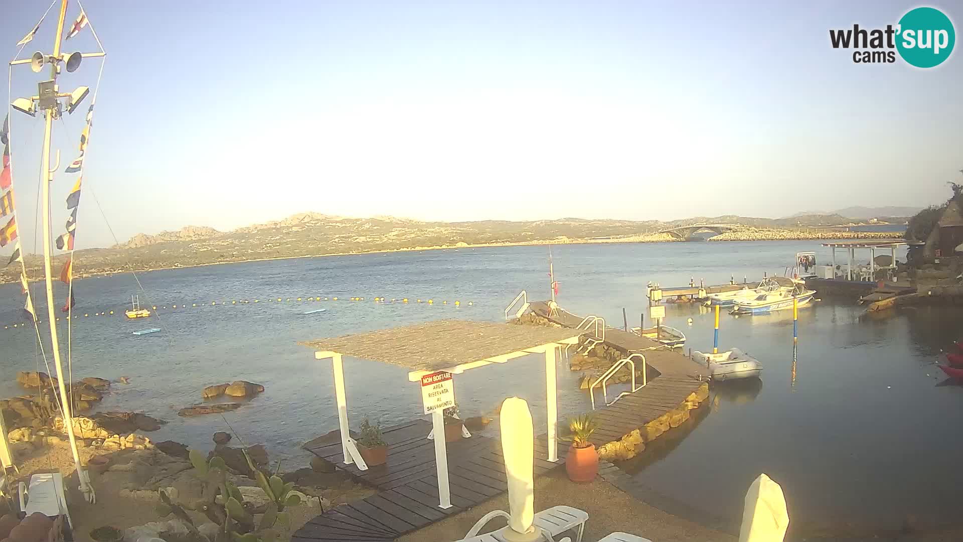 Webcam en vivo Ponte Caprera – La Maddalena – Cerdeña – Italia