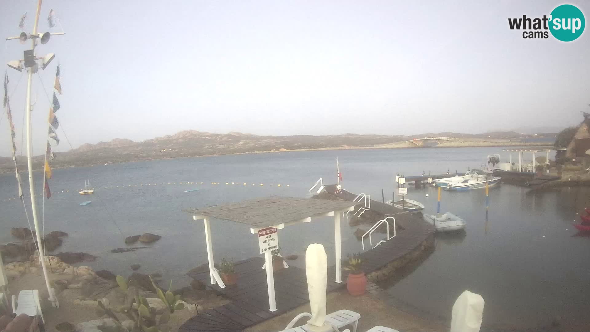 Live webcam Ponte Caprera – La Maddalena – Sardegna – Italia