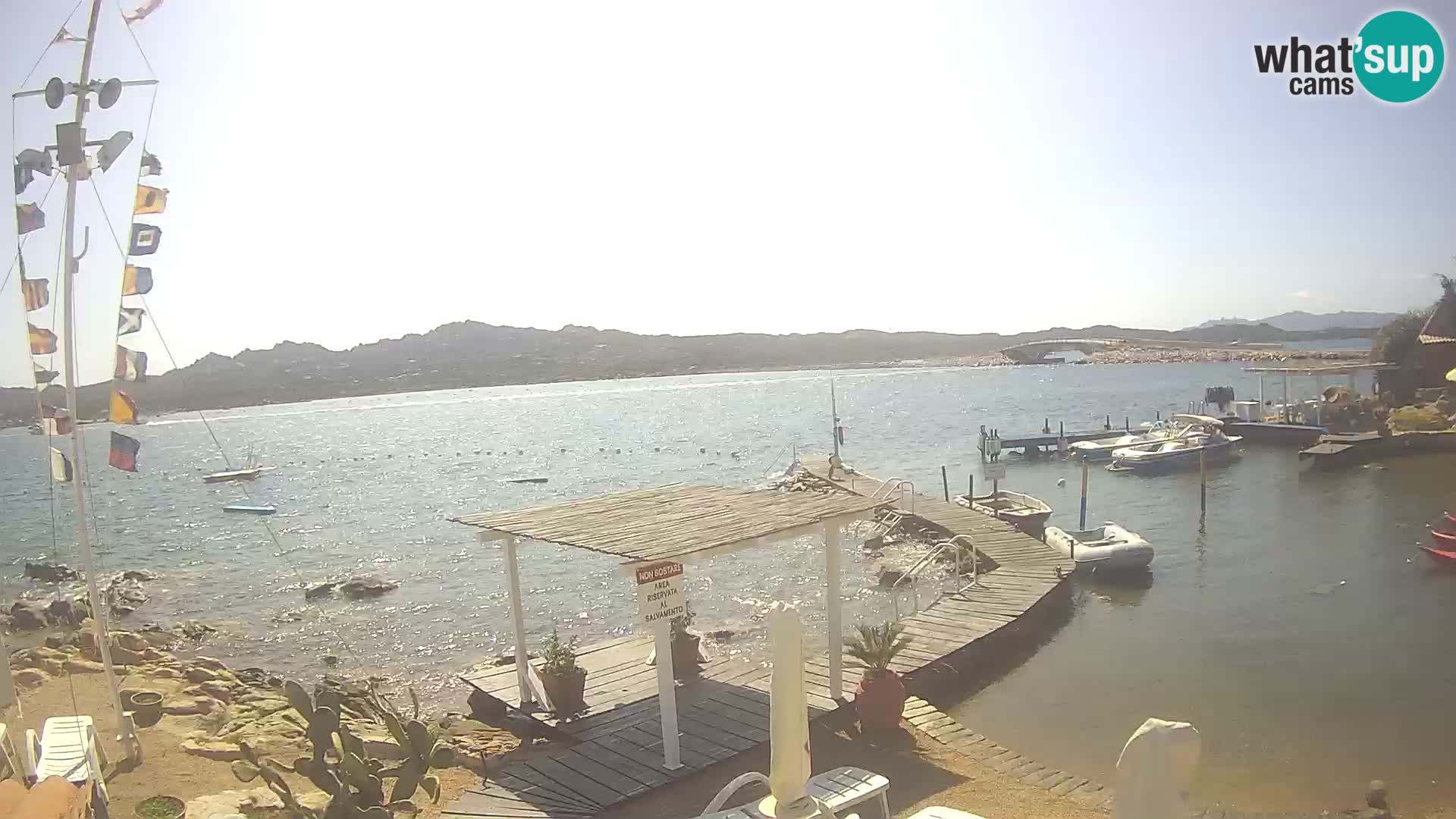 Live webcam Ponte Caprera – La Maddalena – Sardegna – Italia