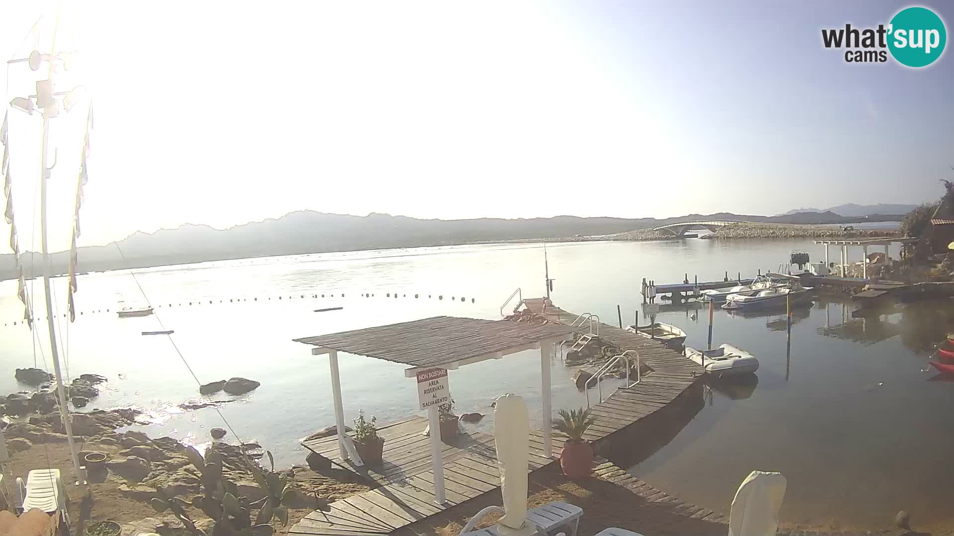 Live webcam Ponte Caprera – La Maddalena – Sardegna – Italia