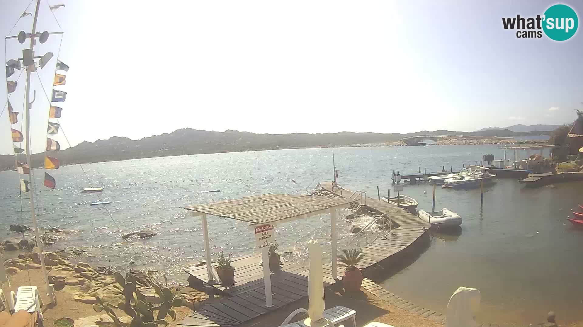 Live webcam Ponte Caprera – La Maddalena – Sardinia – Italy