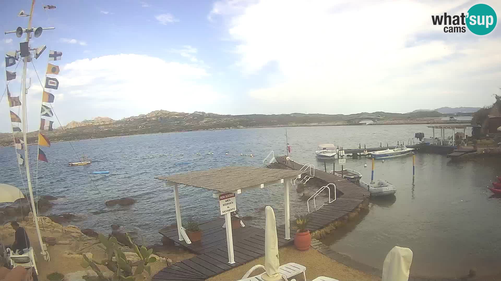Live webcam Ponte Caprera – La Maddalena – Sardinia – Italy