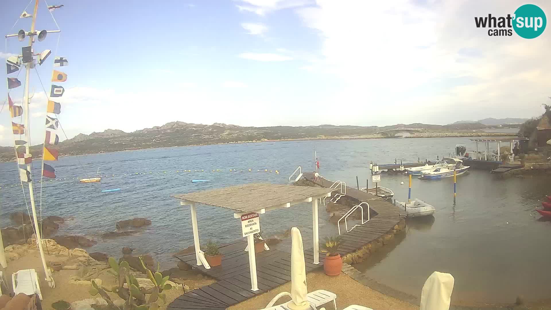 Webcam en vivo Ponte Caprera – La Maddalena – Cerdeña – Italia
