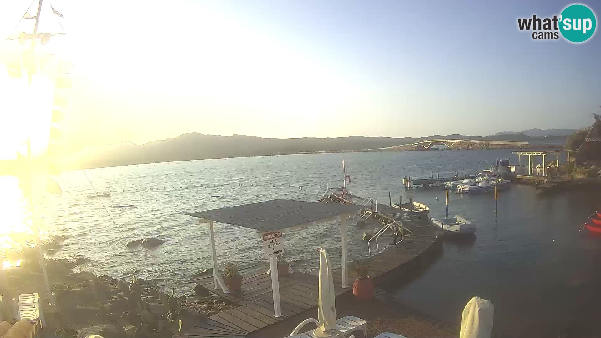 Live-Webcam Ponte Caprera – La Maddalena – Sardinien – Italien