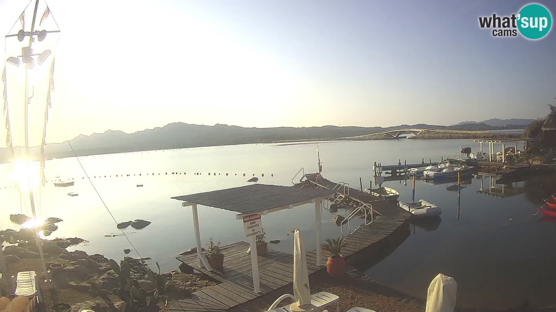 Webcam en vivo Ponte Caprera – La Maddalena – Cerdeña – Italia