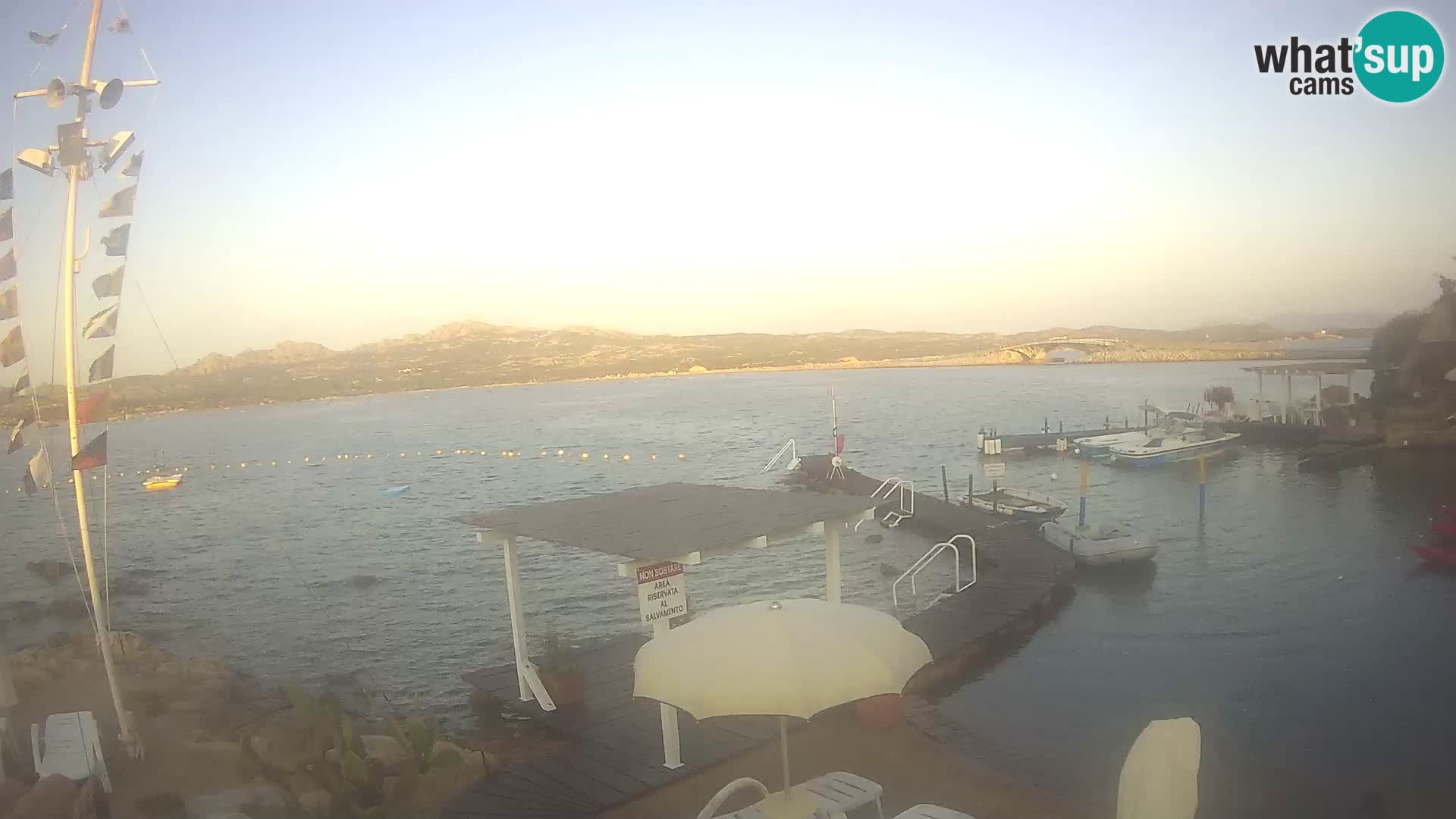 Live webcam Ponte Caprera – La Maddalena – Sardinia – Italy
