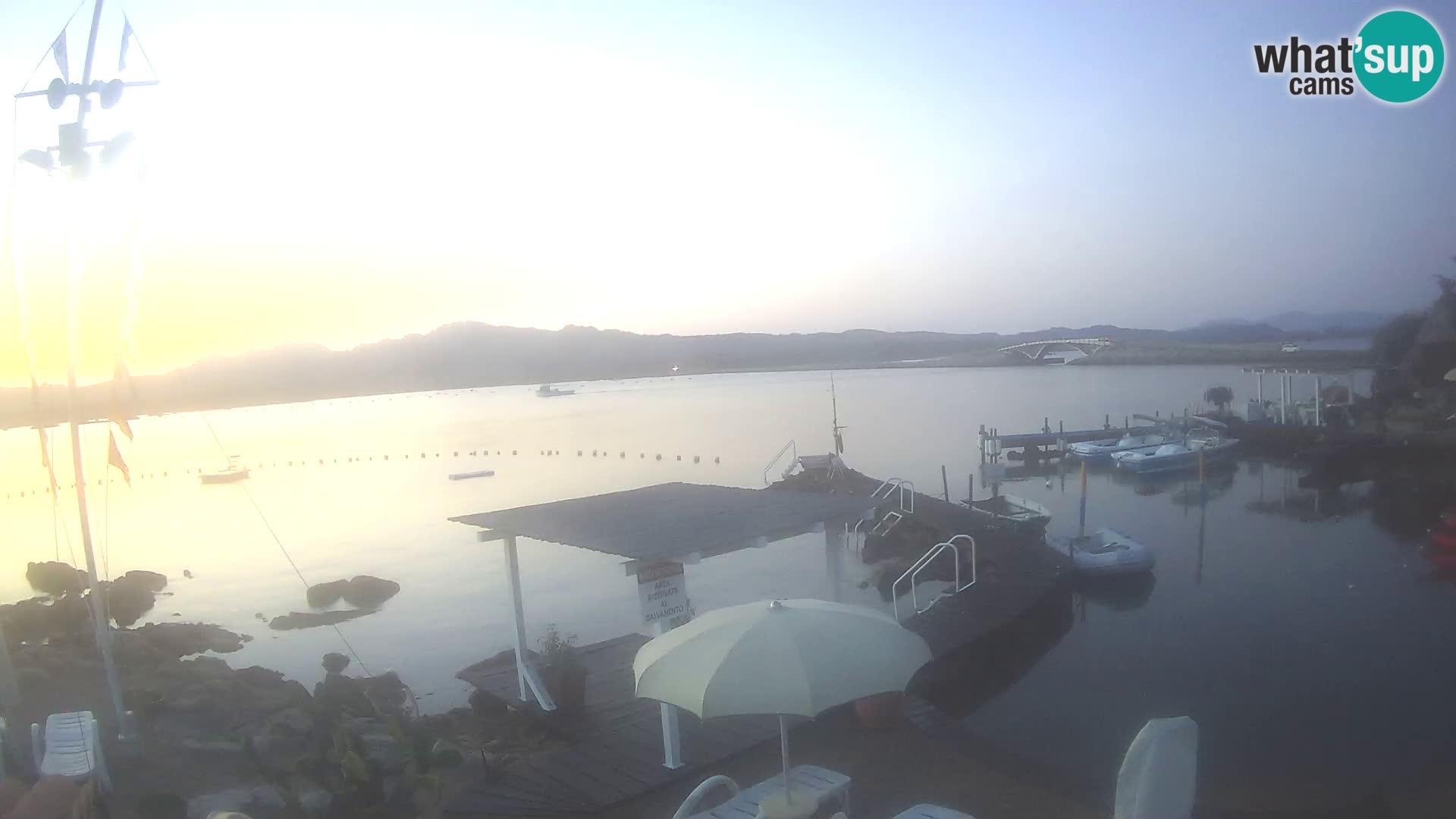 Webcam en direct Ponte Caprera – La Maddalena – Sardaigne – Italie