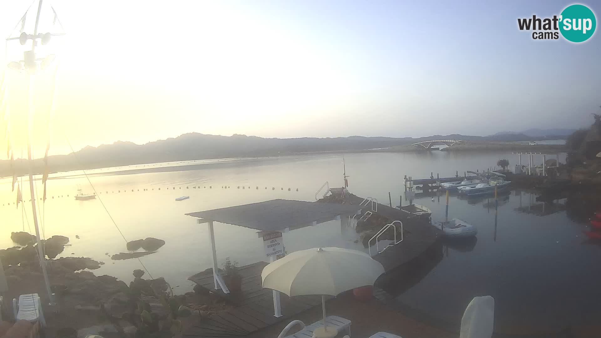 Live-Webcam Ponte Caprera – La Maddalena – Sardinien – Italien