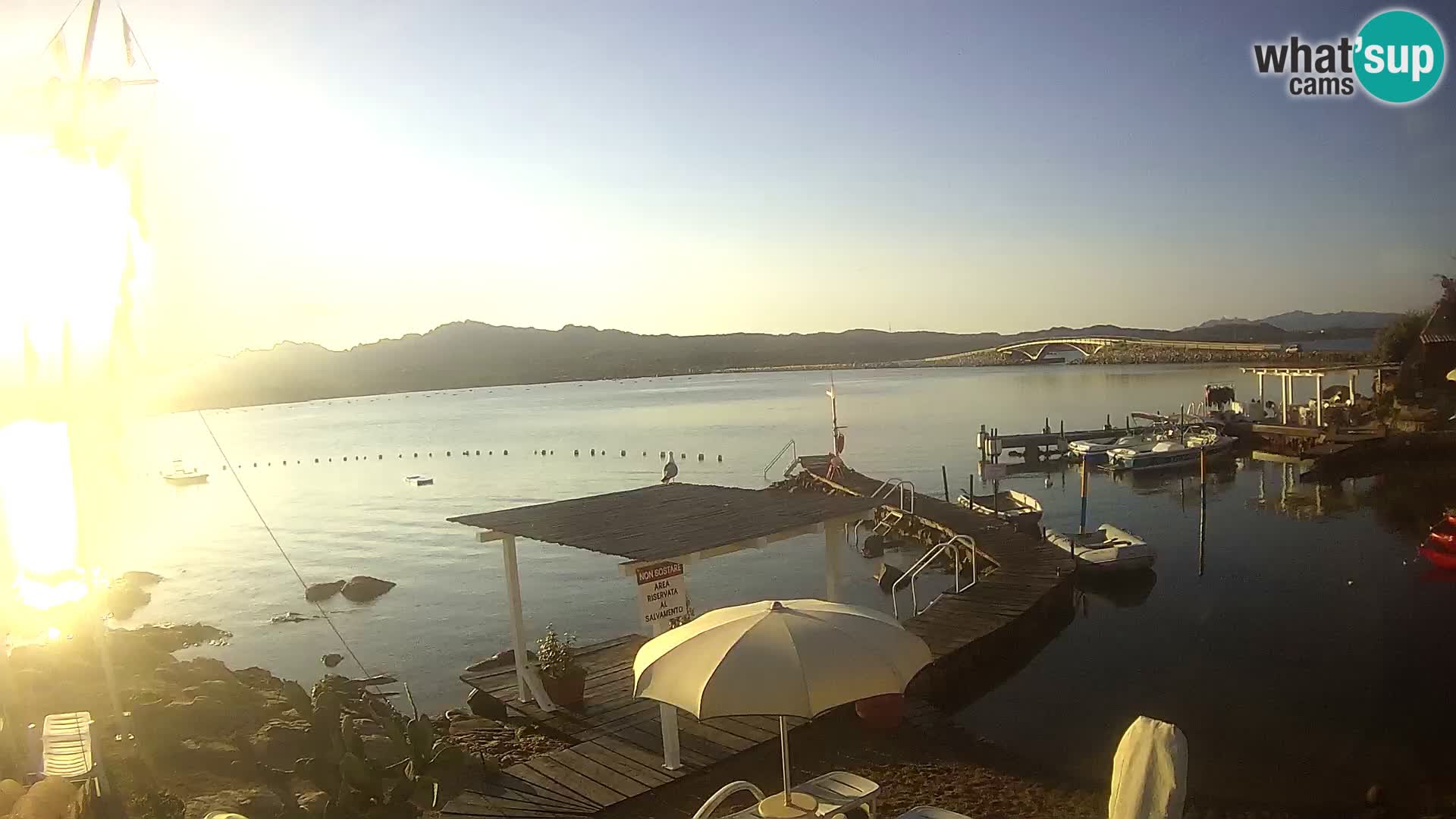 Live webcam Ponte Caprera – La Maddalena – Sardinia – Italy