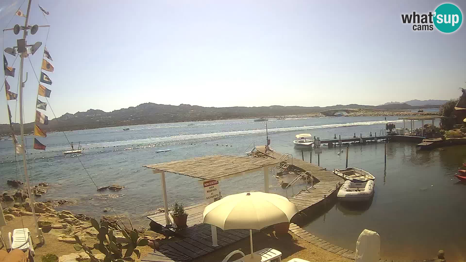 Live webcam Ponte Caprera – La Maddalena – Sardegna – Italia
