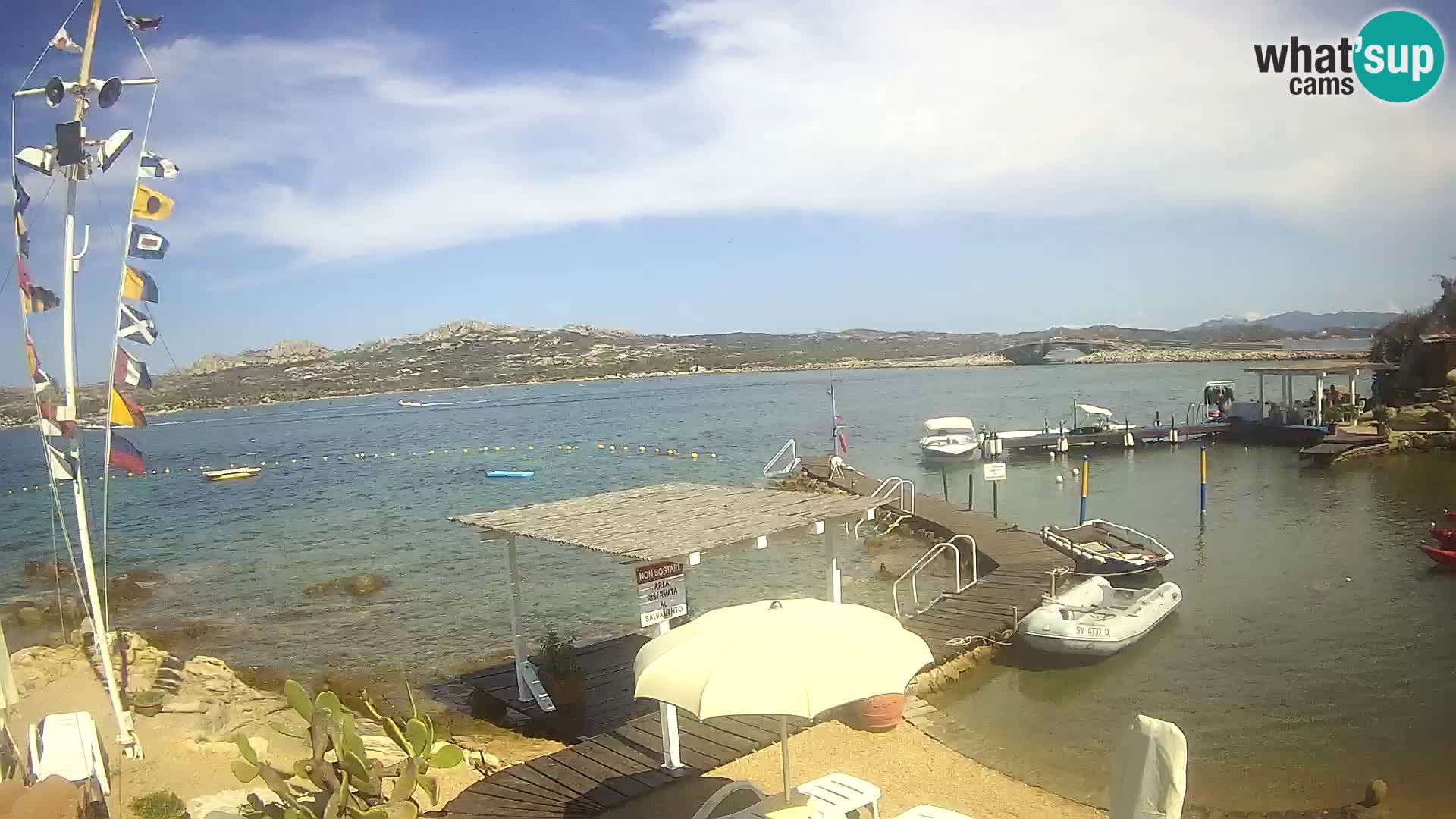 Live webcam Ponte Caprera – La Maddalena – Sardinia – Italy