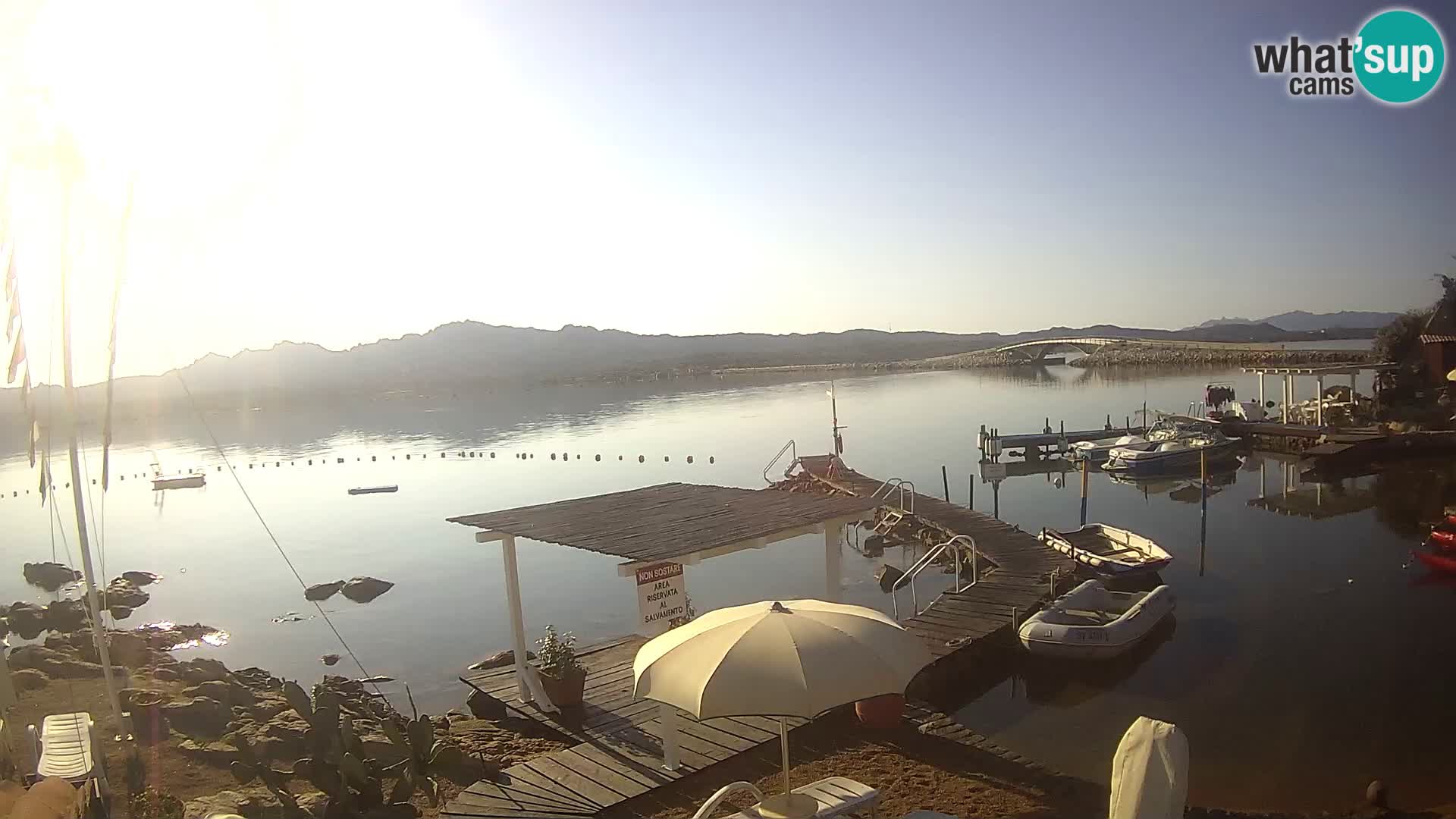 Webcam en vivo Ponte Caprera – La Maddalena – Cerdeña – Italia