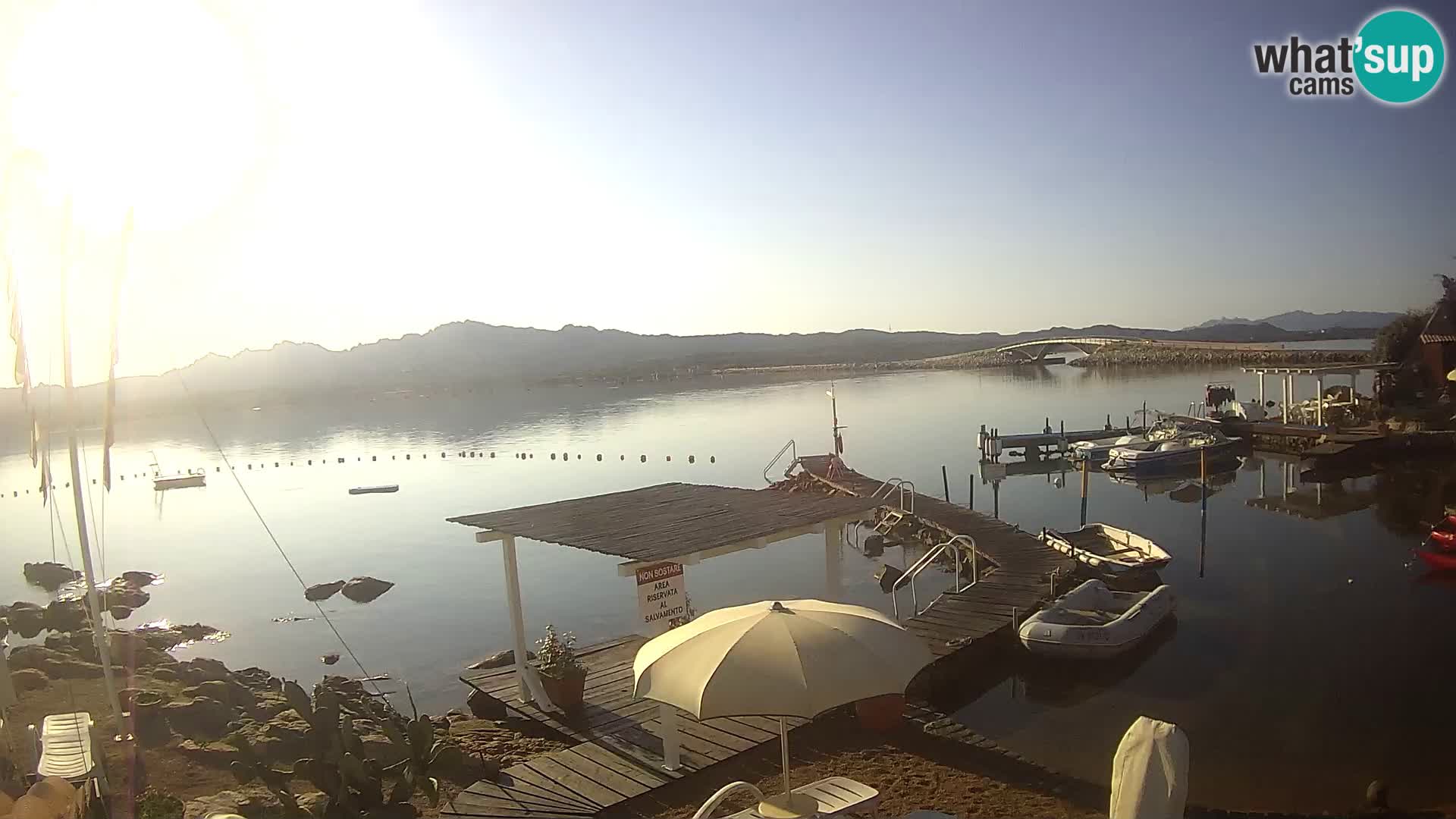 Live webcam Ponte Caprera – La Maddalena – Sardinia – Italy