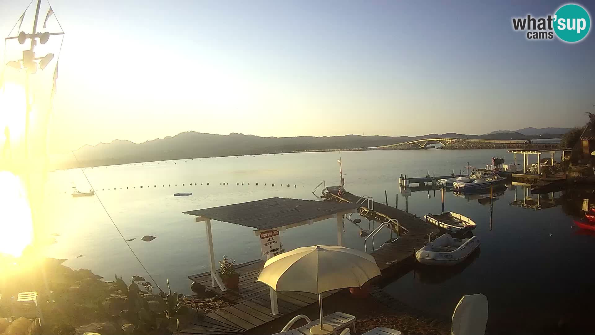 Live webcam Ponte Caprera – La Maddalena – Sardegna – Italia