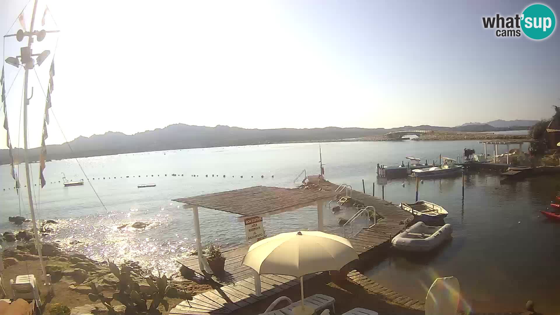 Webcam en direct Ponte Caprera – La Maddalena – Sardaigne – Italie