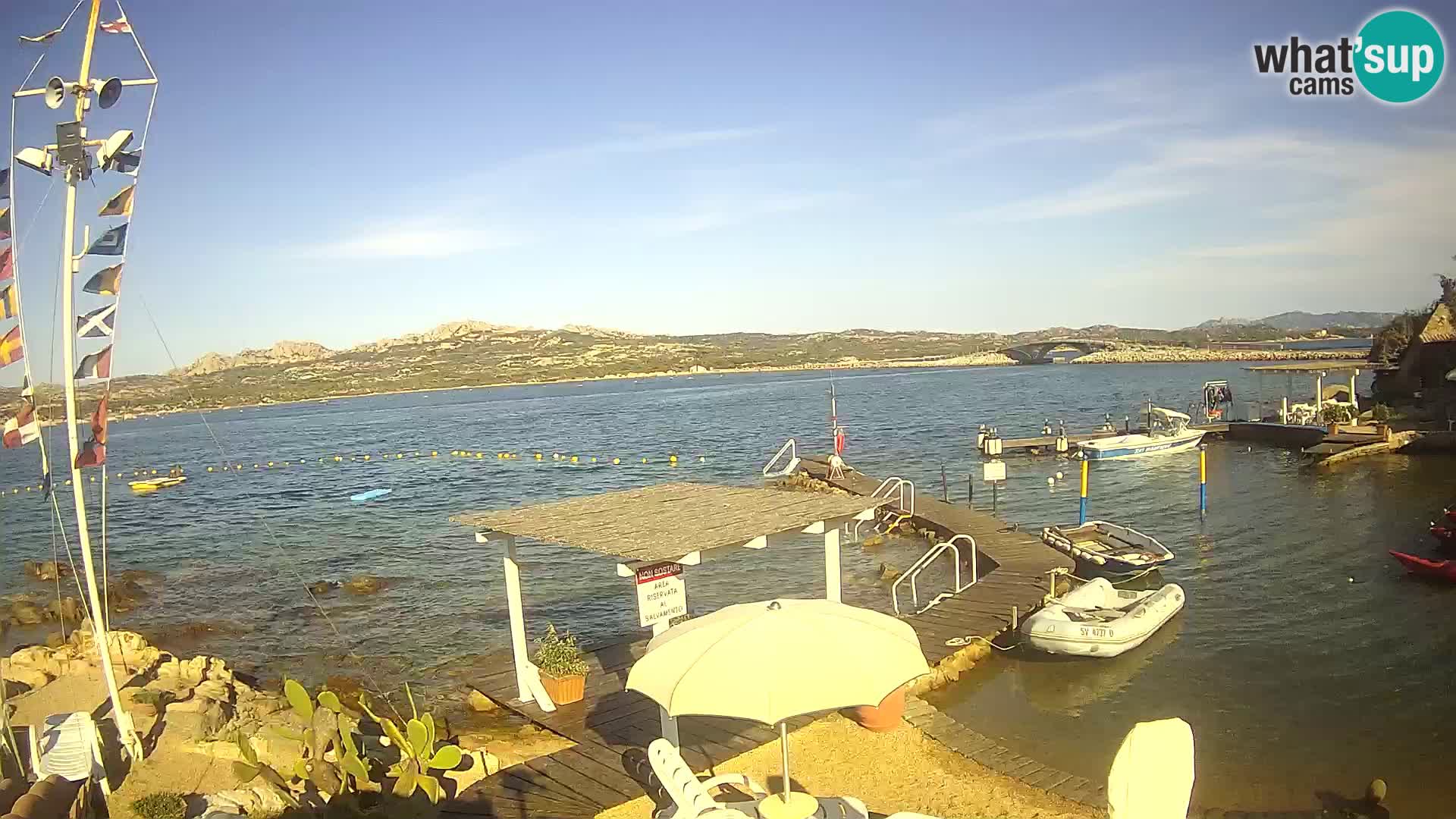 Live webcam Ponte Caprera – La Maddalena – Sardegna – Italia
