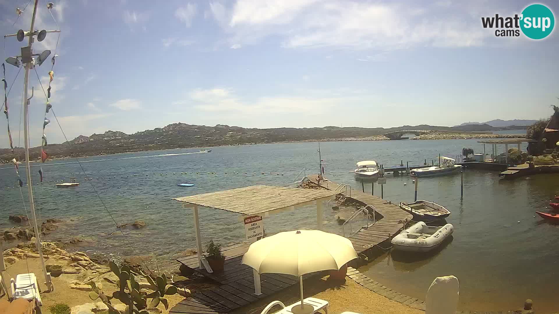 Live-Webcam Ponte Caprera – La Maddalena – Sardinien – Italien