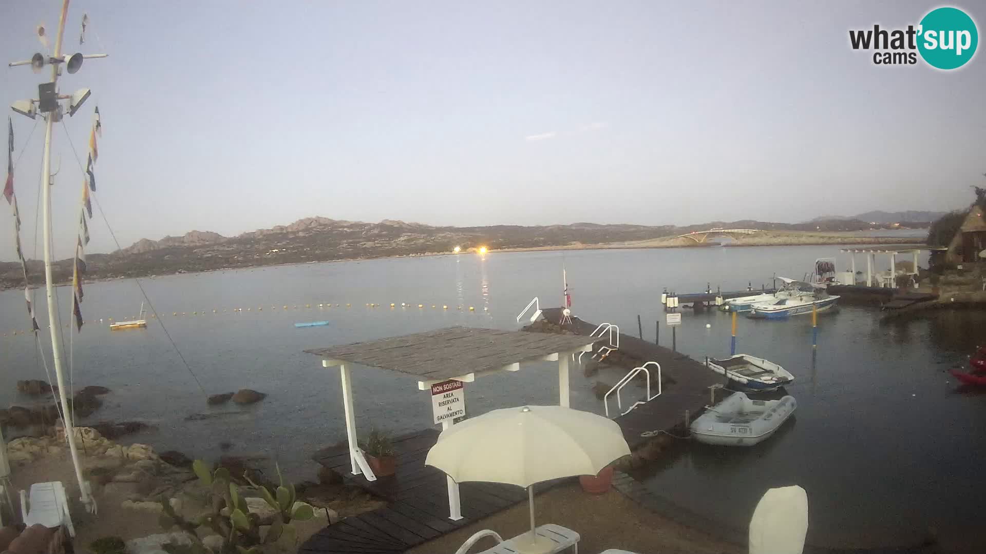 Webcam en vivo Ponte Caprera – La Maddalena – Cerdeña – Italia