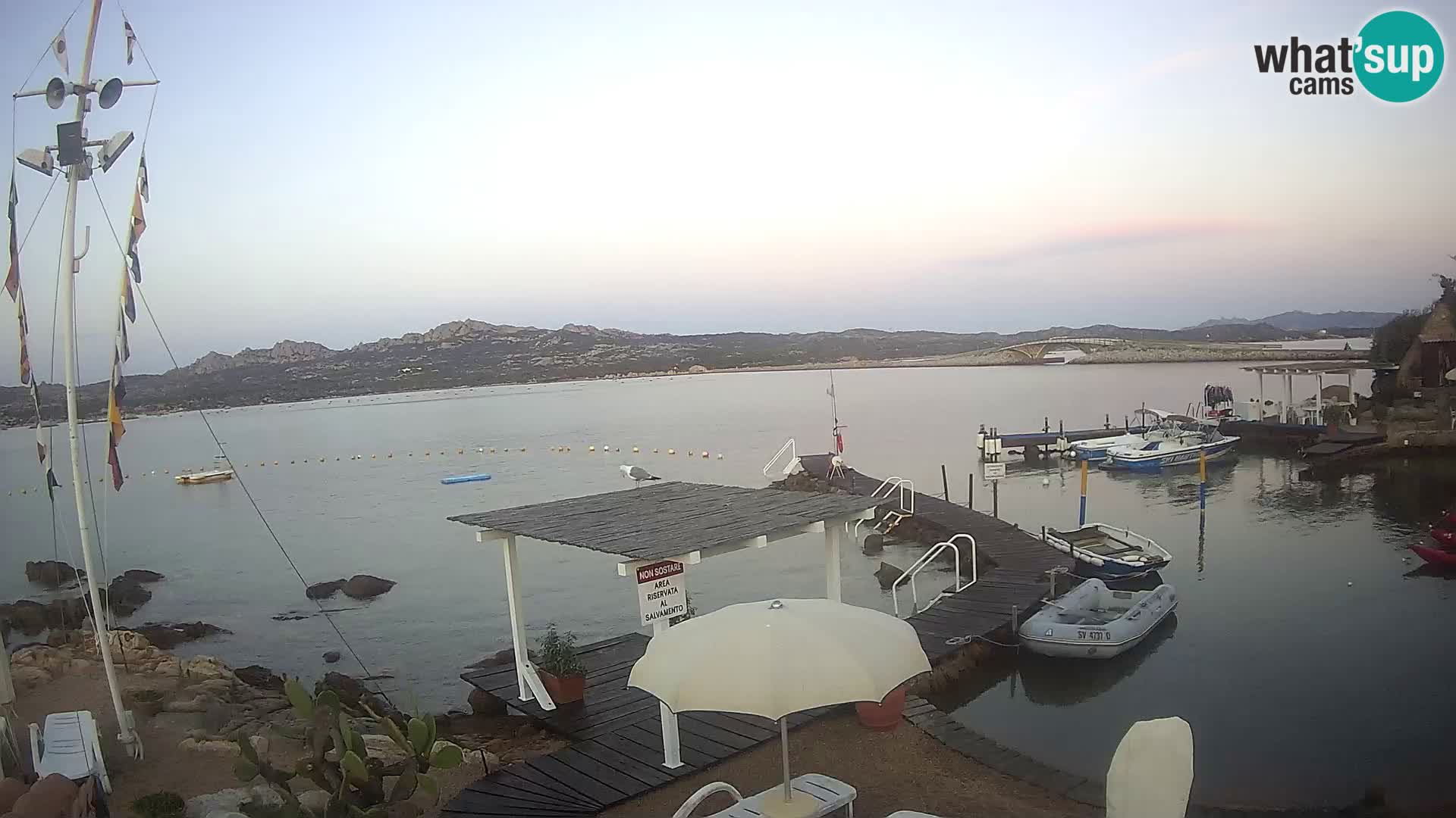 Webcam en direct Ponte Caprera – La Maddalena – Sardaigne – Italie