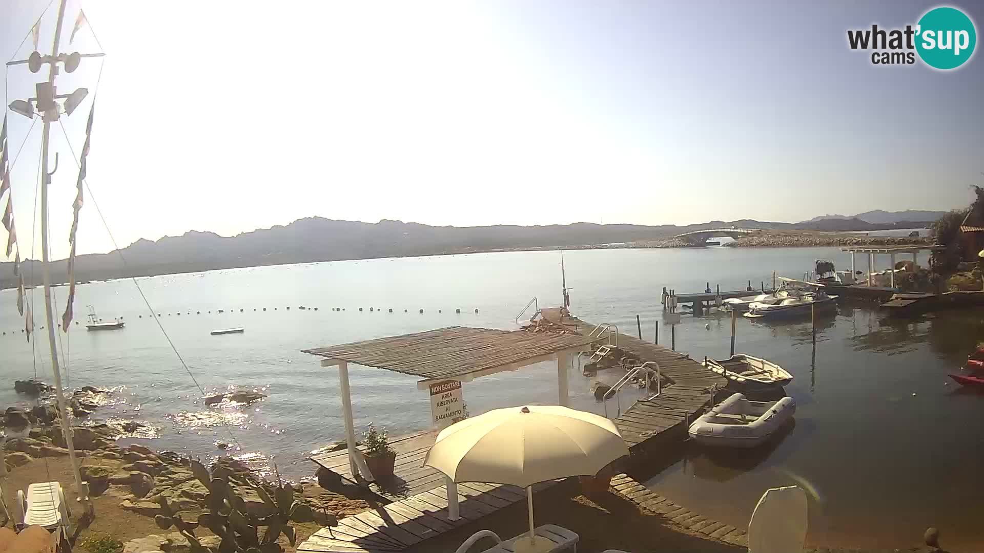 Live webcam Ponte Caprera – La Maddalena – Sardinia – Italy