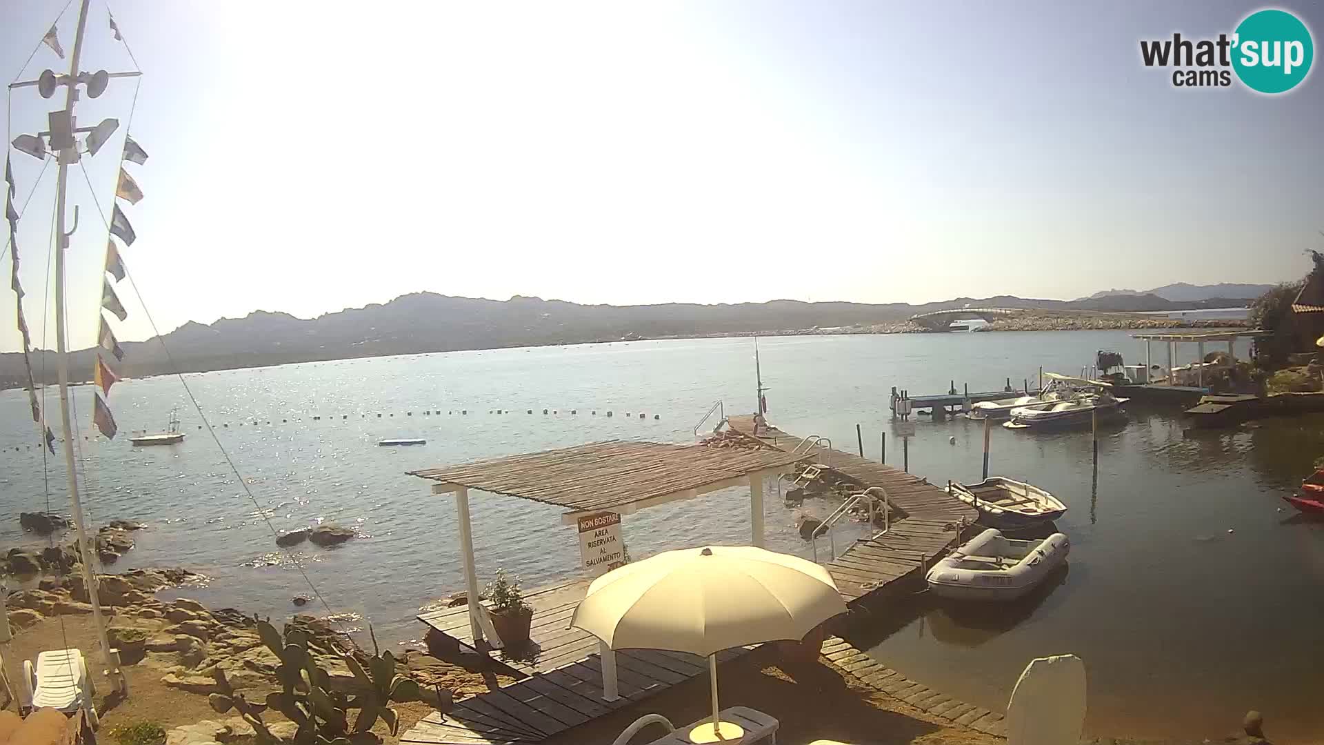Live webcam Ponte Caprera – La Maddalena – Sardinia – Italy