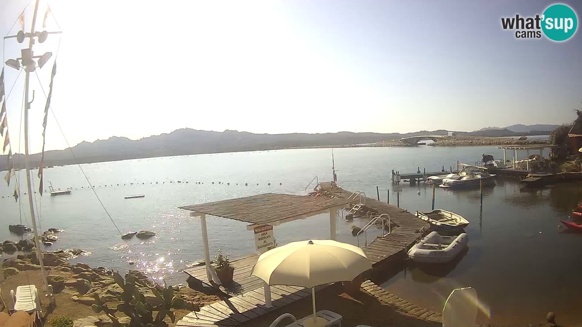 Live-Webcam Ponte Caprera – La Maddalena – Sardinien – Italien