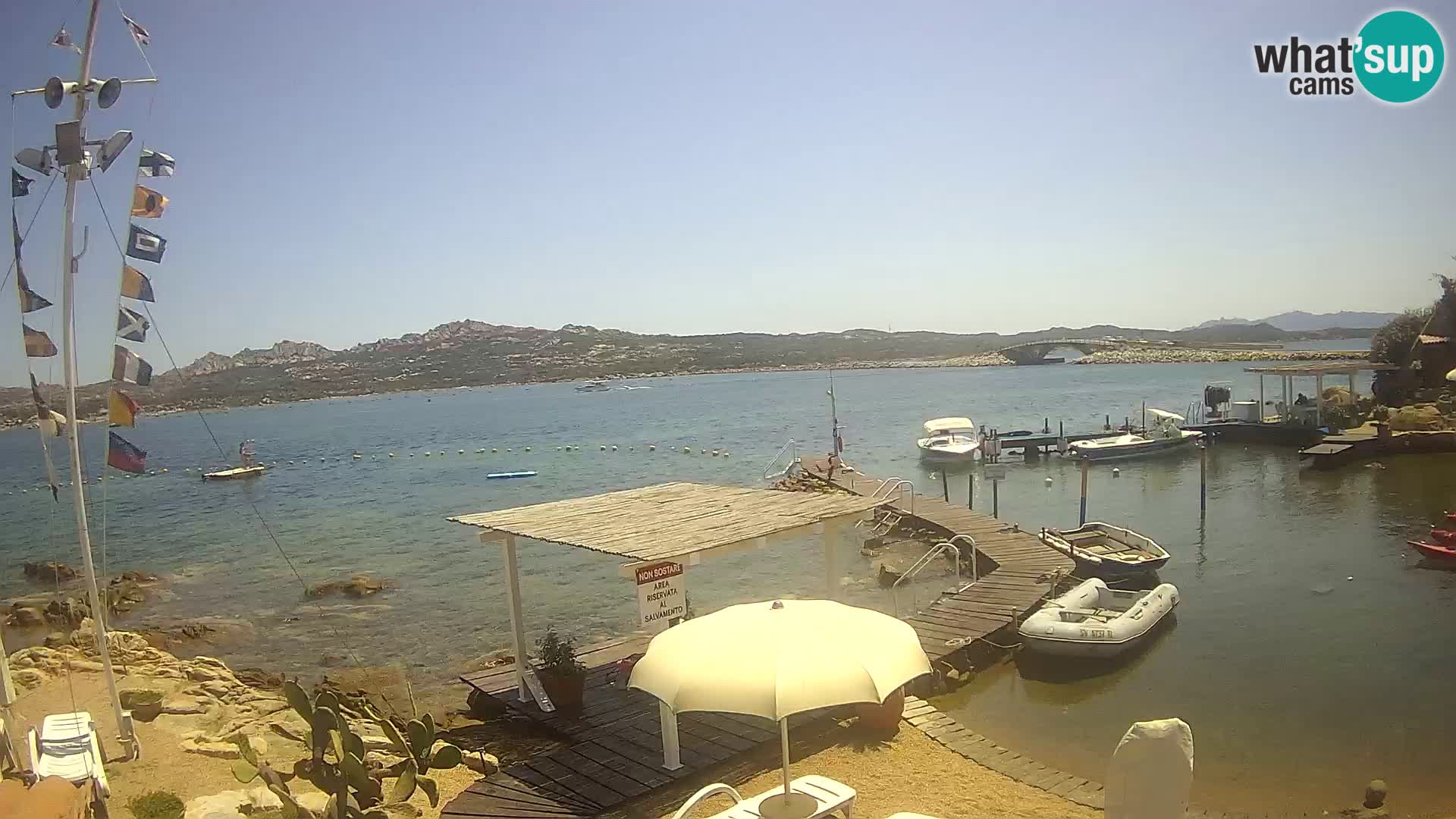 Live webcam Ponte Caprera – La Maddalena – Sardegna – Italia