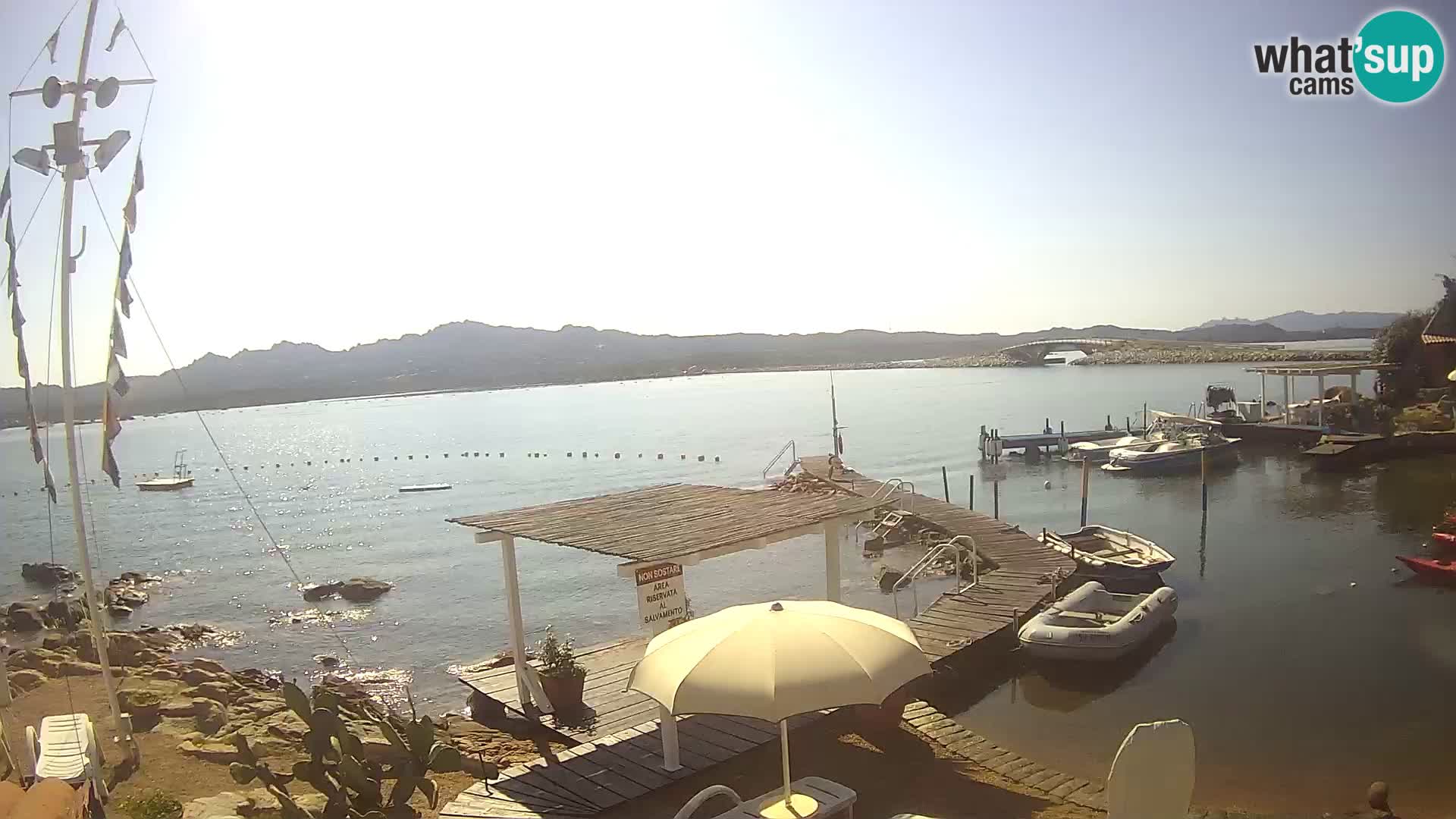 Live-Webcam Ponte Caprera – La Maddalena – Sardinien – Italien