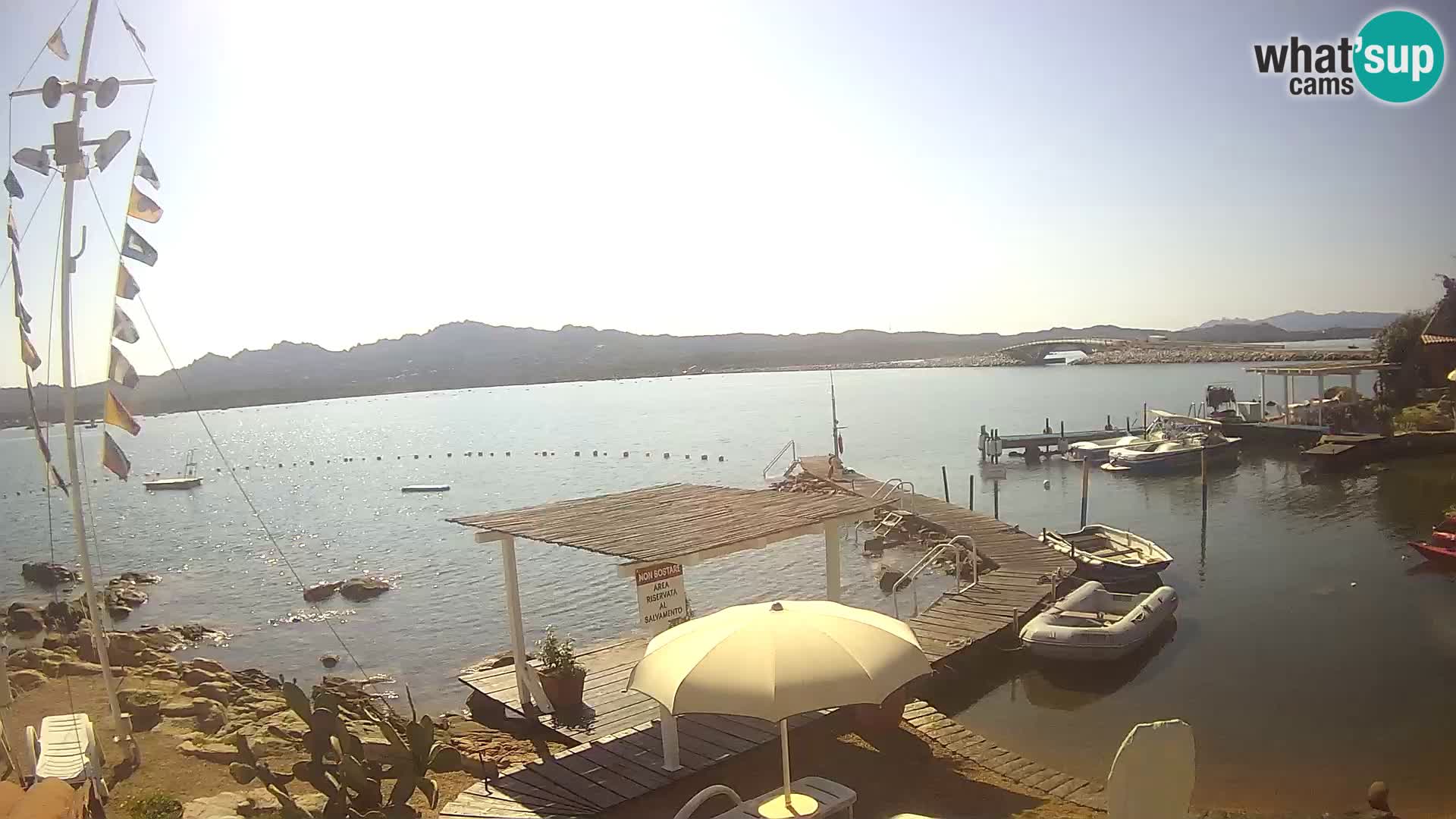 Live-Webcam Ponte Caprera – La Maddalena – Sardinien – Italien