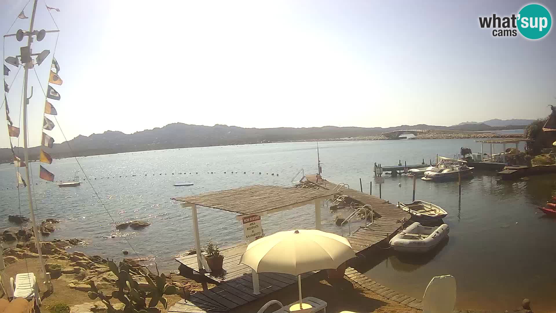 Webcam en vivo Ponte Caprera – La Maddalena – Cerdeña – Italia