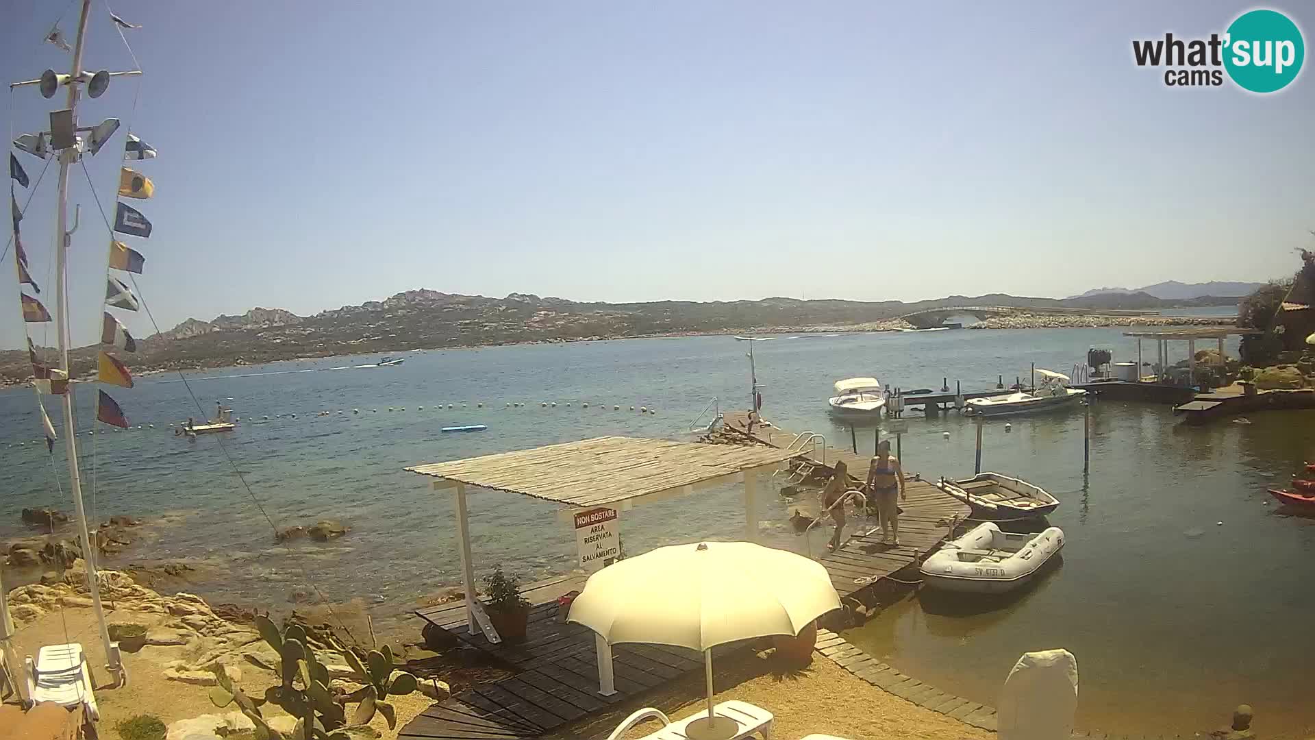 Live webcam Ponte Caprera – La Maddalena – Sardegna – Italia