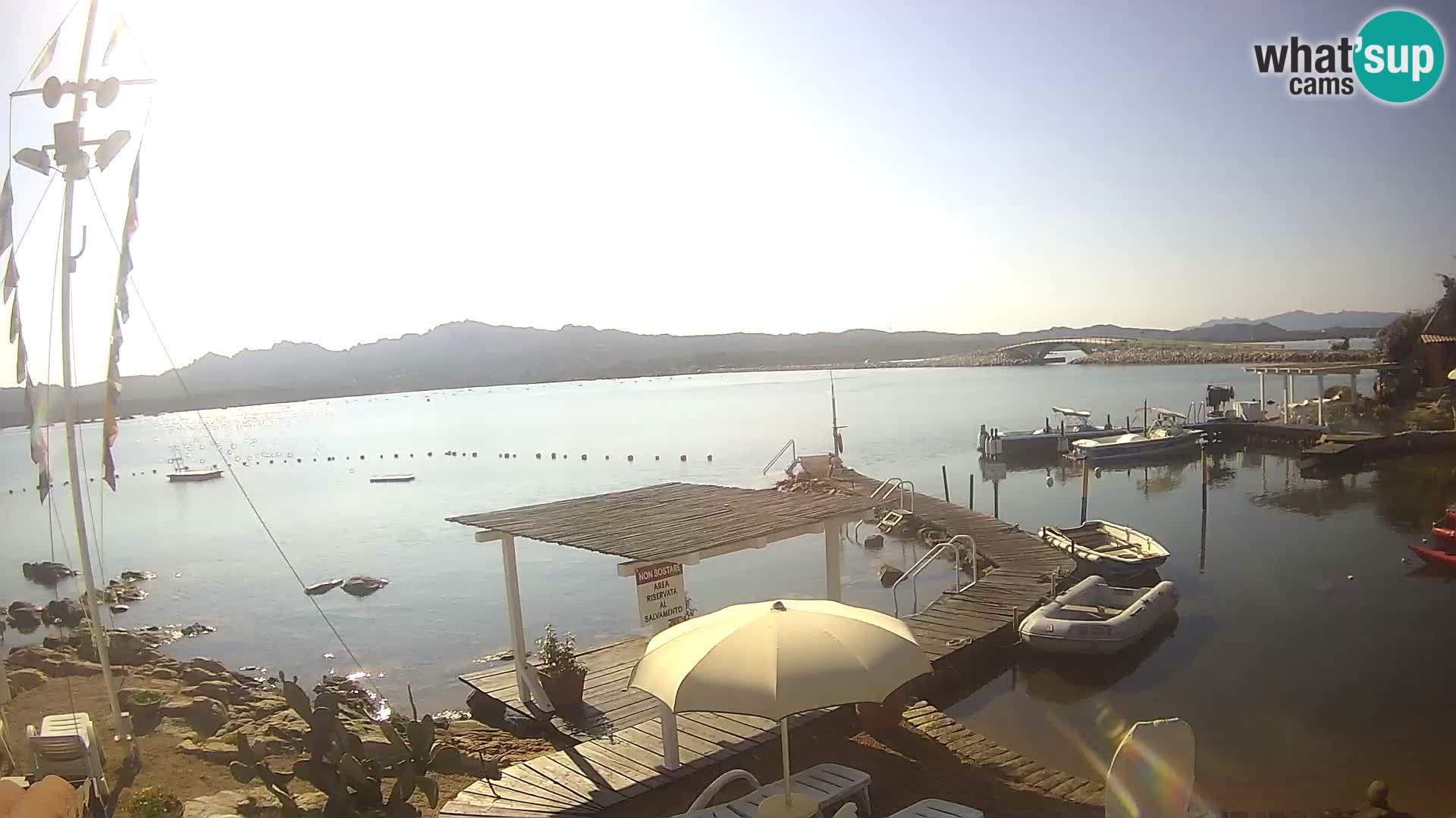 Webcam en vivo Ponte Caprera – La Maddalena – Cerdeña – Italia