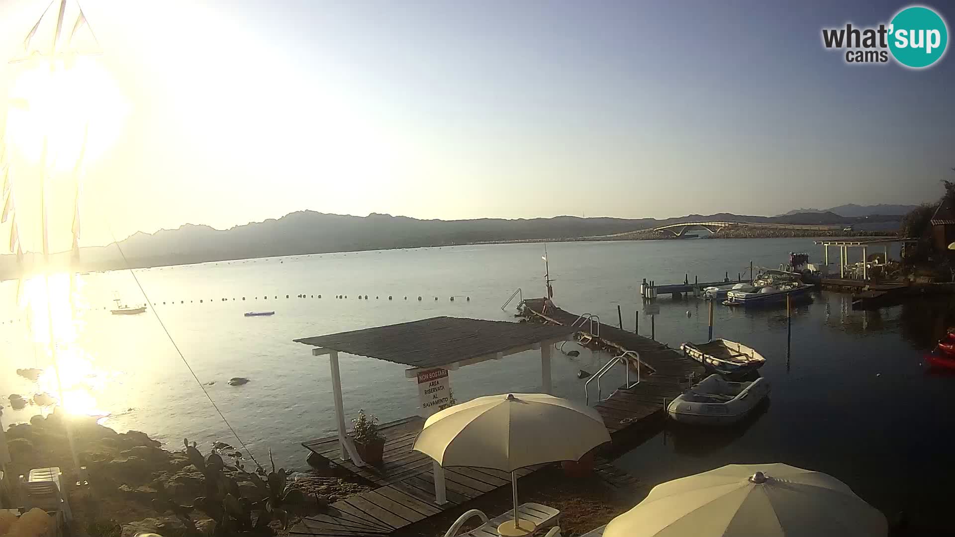 Live webcam Ponte Caprera – La Maddalena – Sardinia – Italy