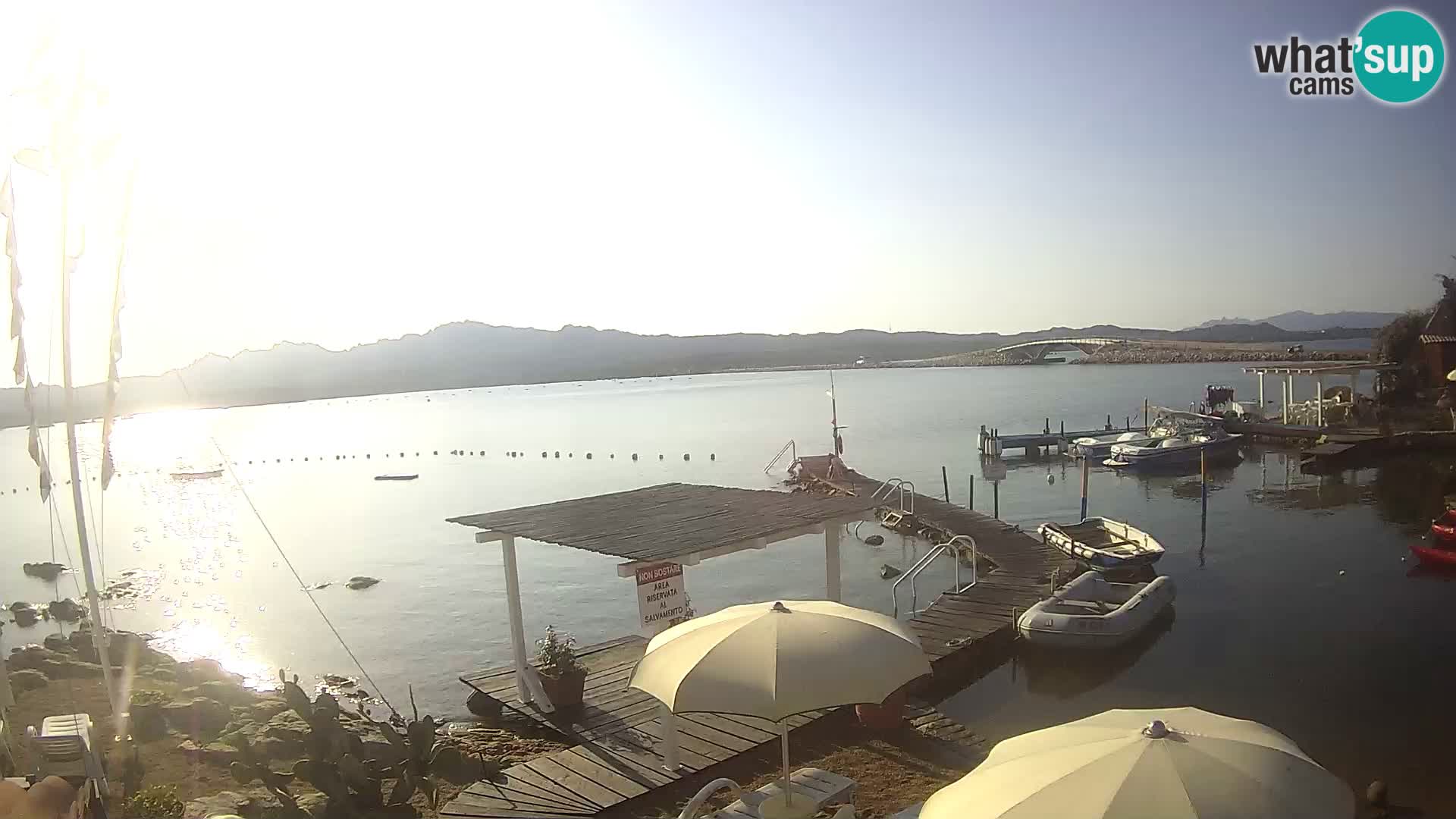 Webcam en direct Ponte Caprera – La Maddalena – Sardaigne – Italie