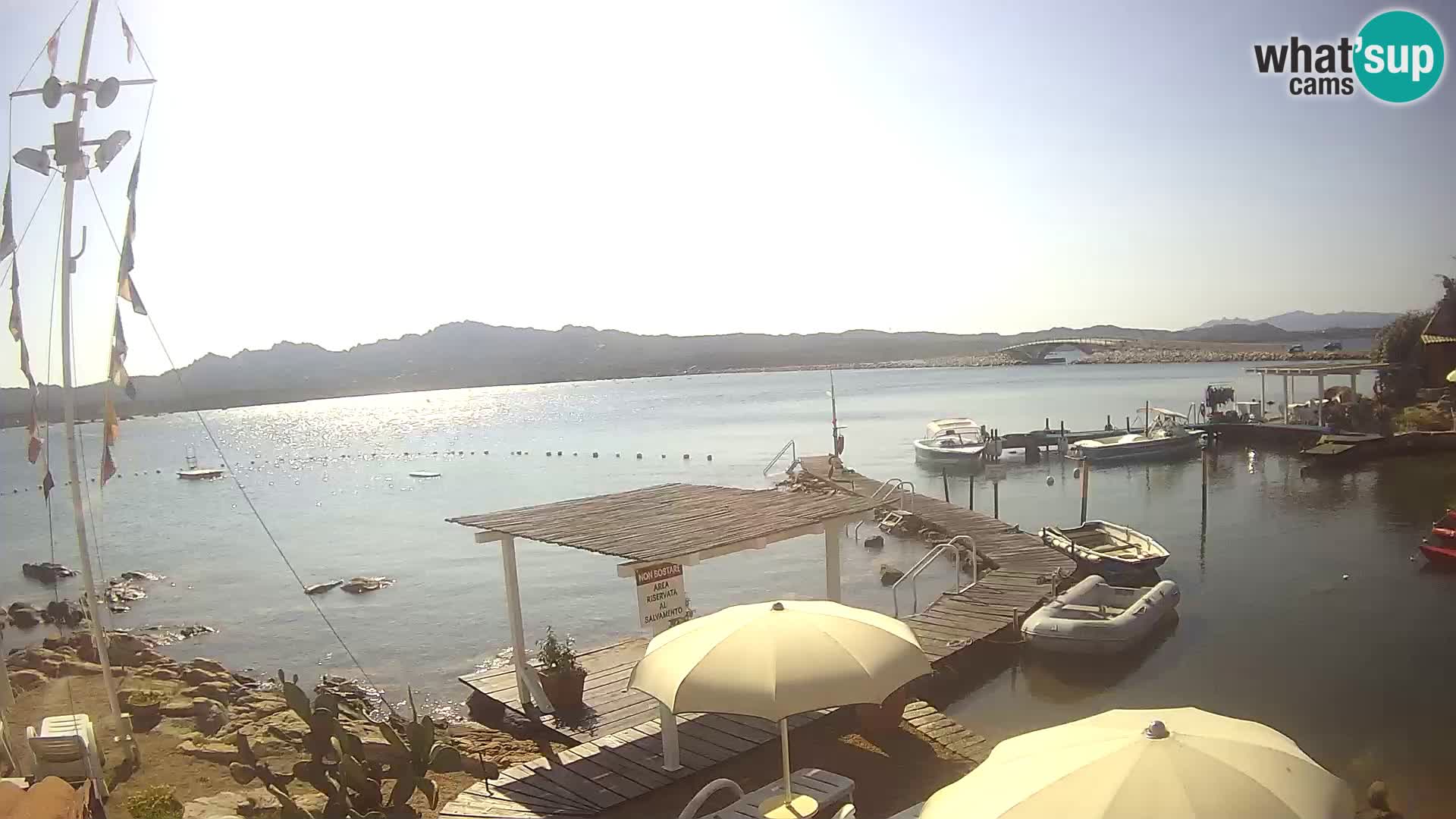 Live webcam Ponte Caprera – La Maddalena – Sardegna – Italia