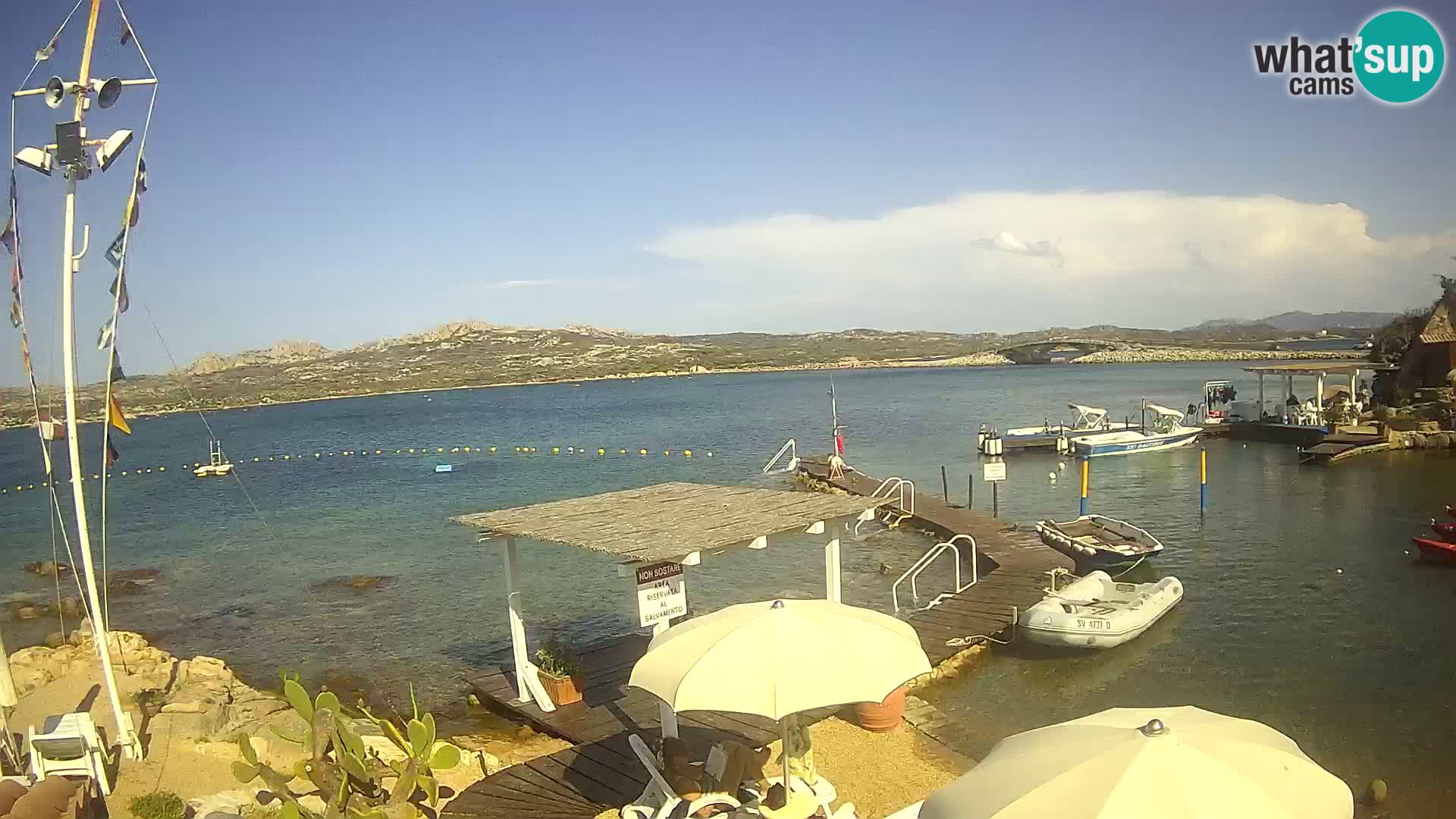 Live webcam Ponte Caprera – La Maddalena – Sardinia – Italy