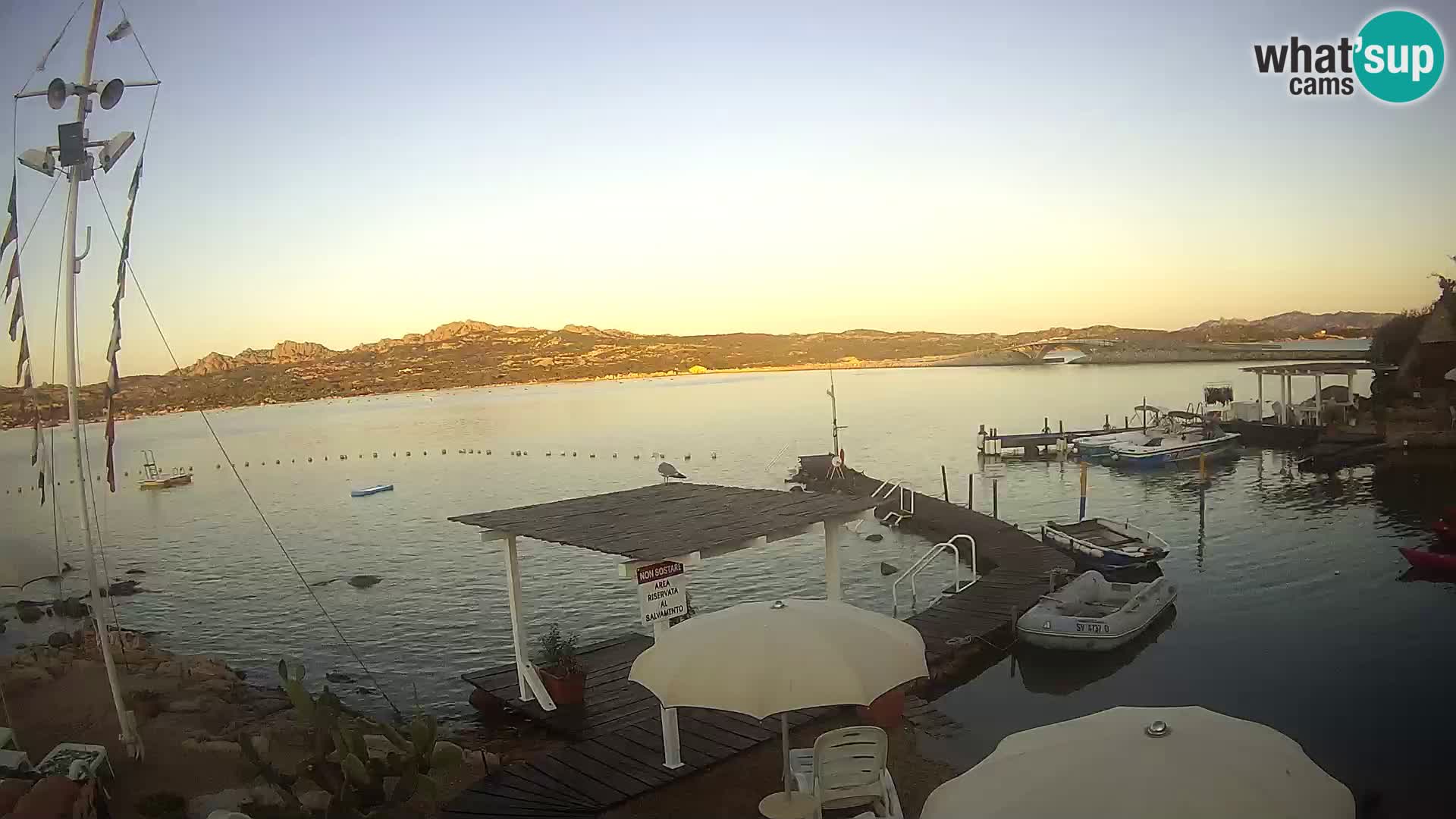 Live webcam Ponte Caprera – La Maddalena – Sardegna – Italia