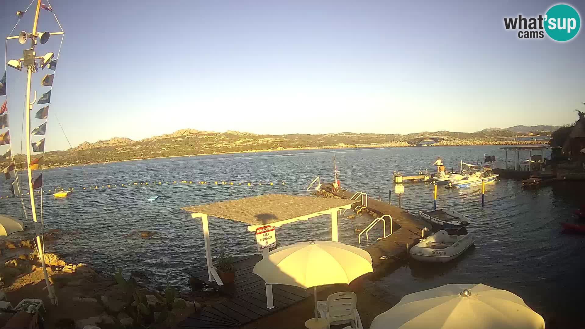 Live webcam Ponte Caprera – La Maddalena – Sardinia – Italy