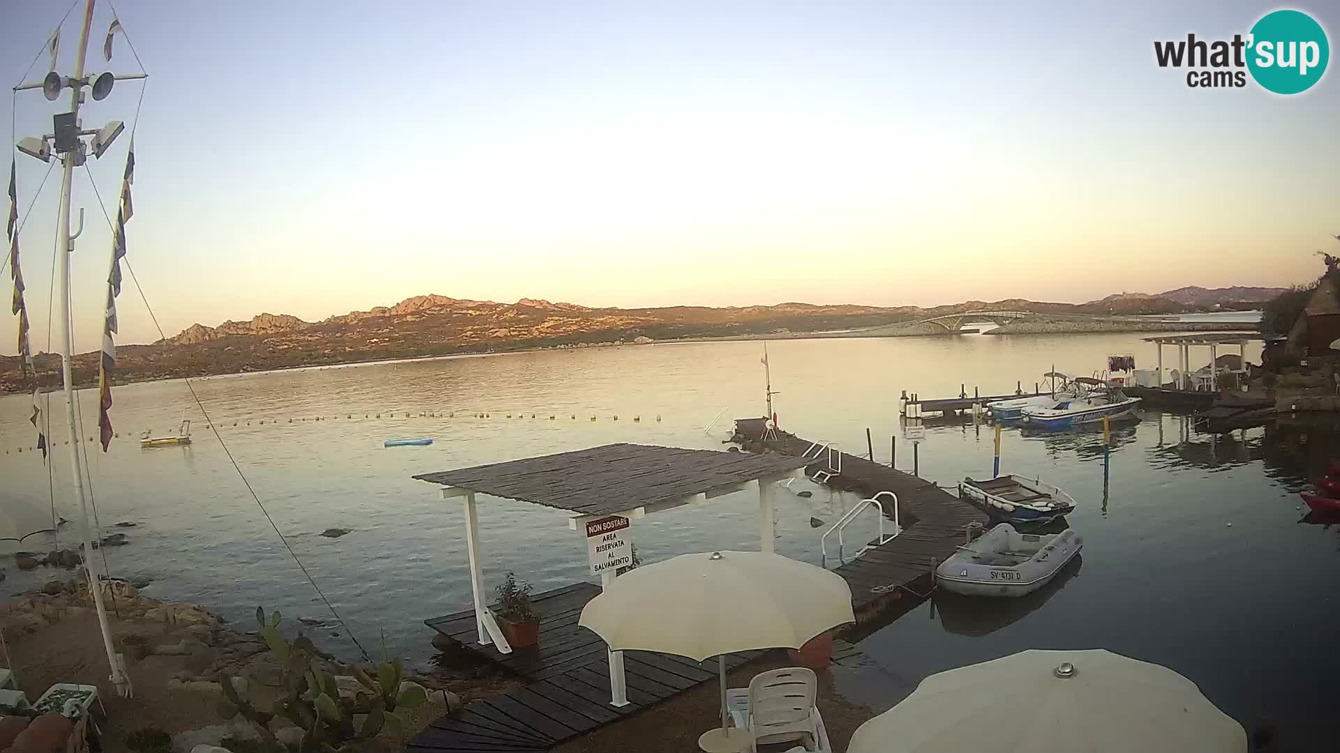 Live webcam Ponte Caprera – La Maddalena – Sardinia – Italy