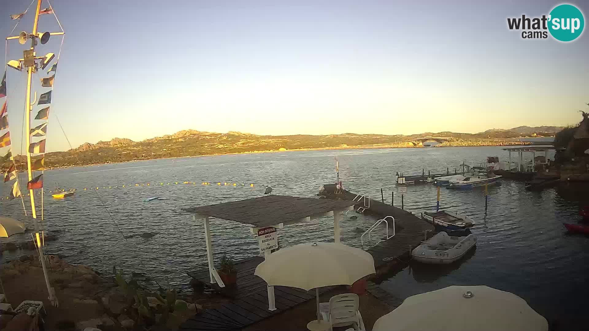Webcam en vivo Ponte Caprera – La Maddalena – Cerdeña – Italia