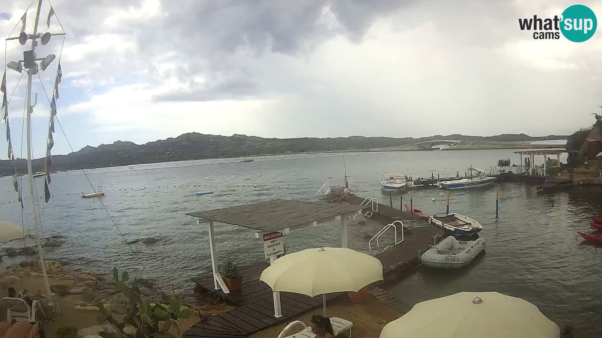 Live-Webcam Ponte Caprera – La Maddalena – Sardinien – Italien